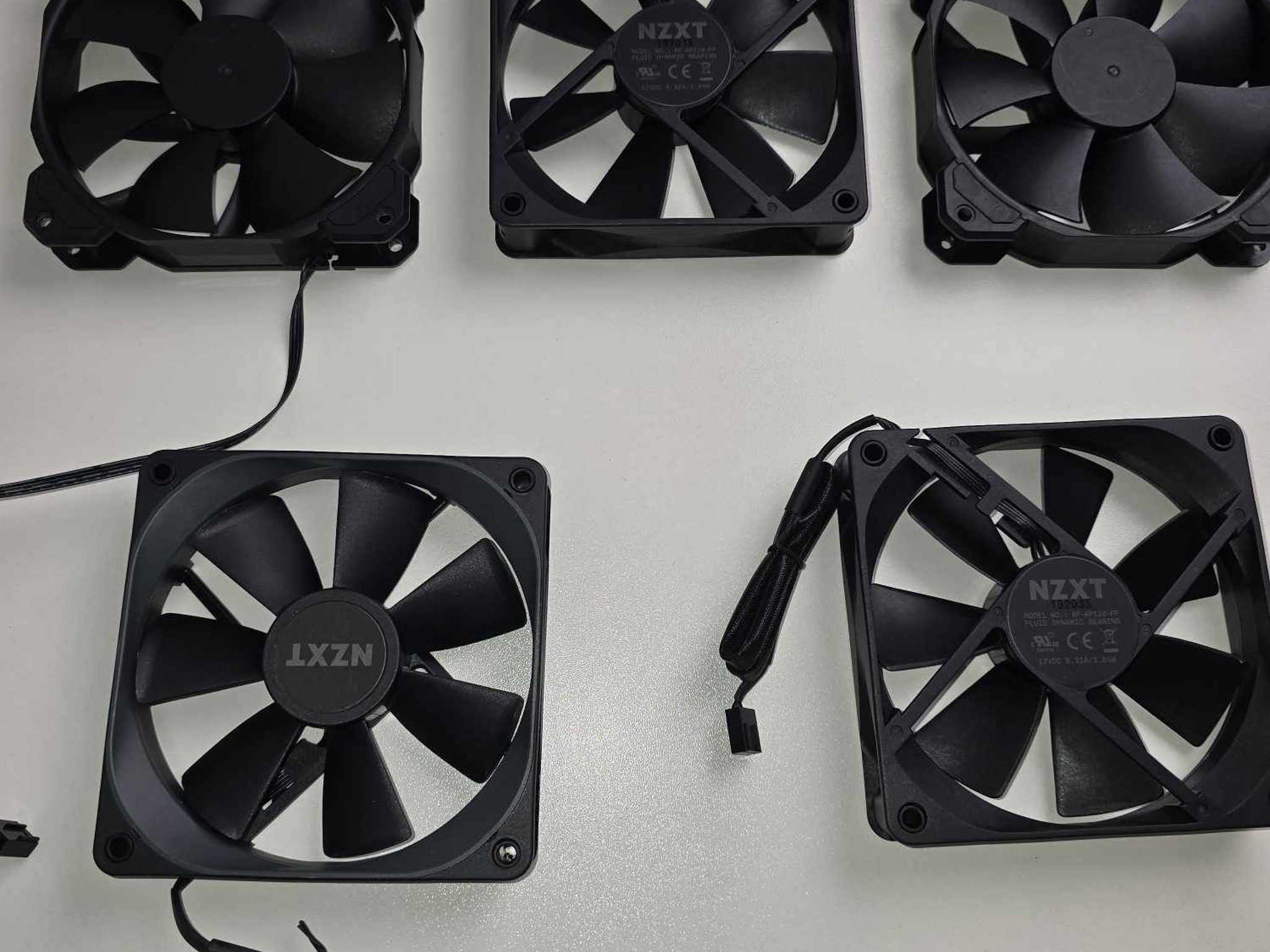 NZXT And Corsair Case Fans. 120MM PWM X5