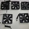 NZXT And Corsair Case Fans. 120MM PWM X5