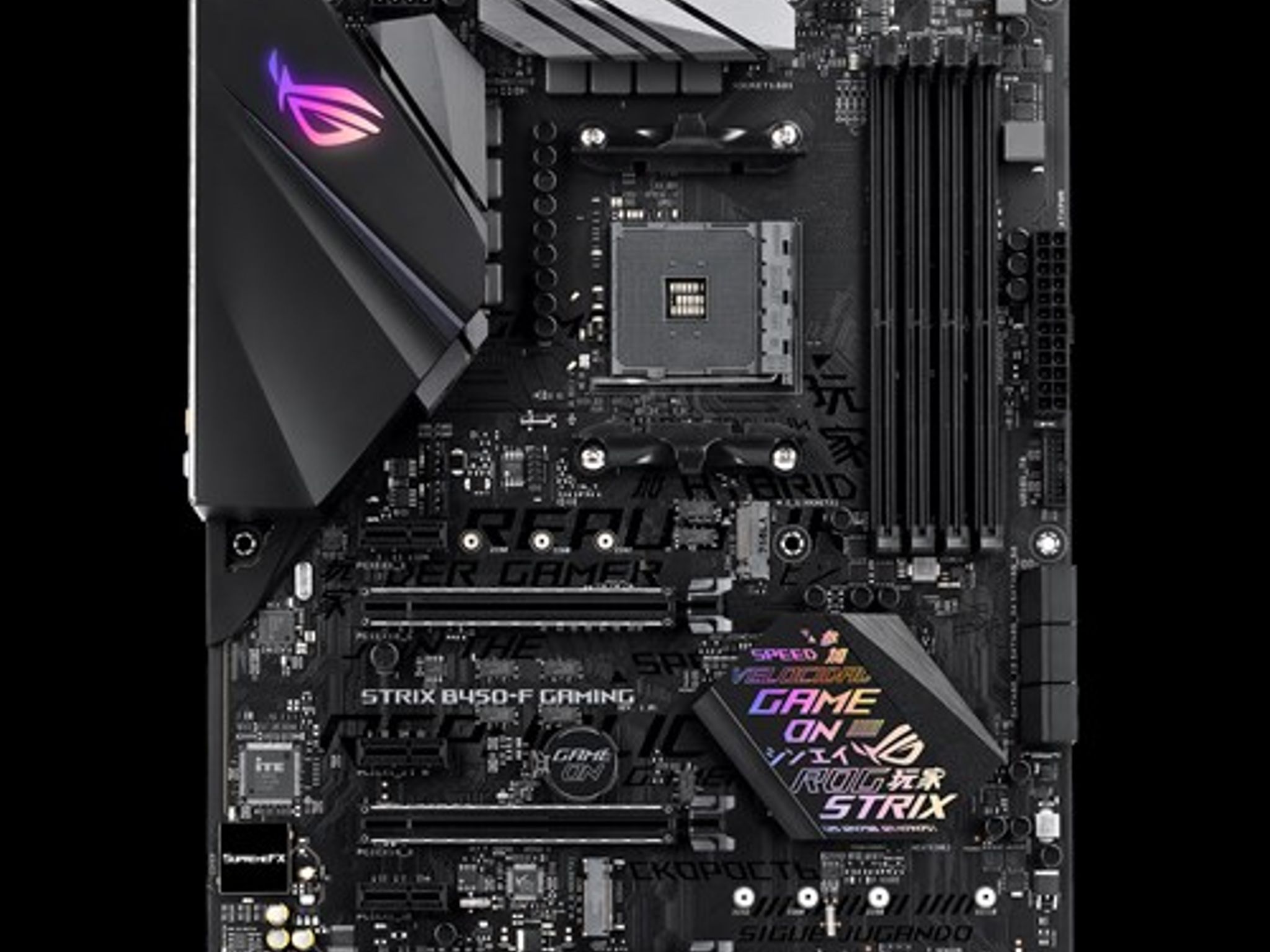 ASUS ROG STRIX B450-F GAMING AMD B450 AM4 DDR4 ATX Desktop Motherboard