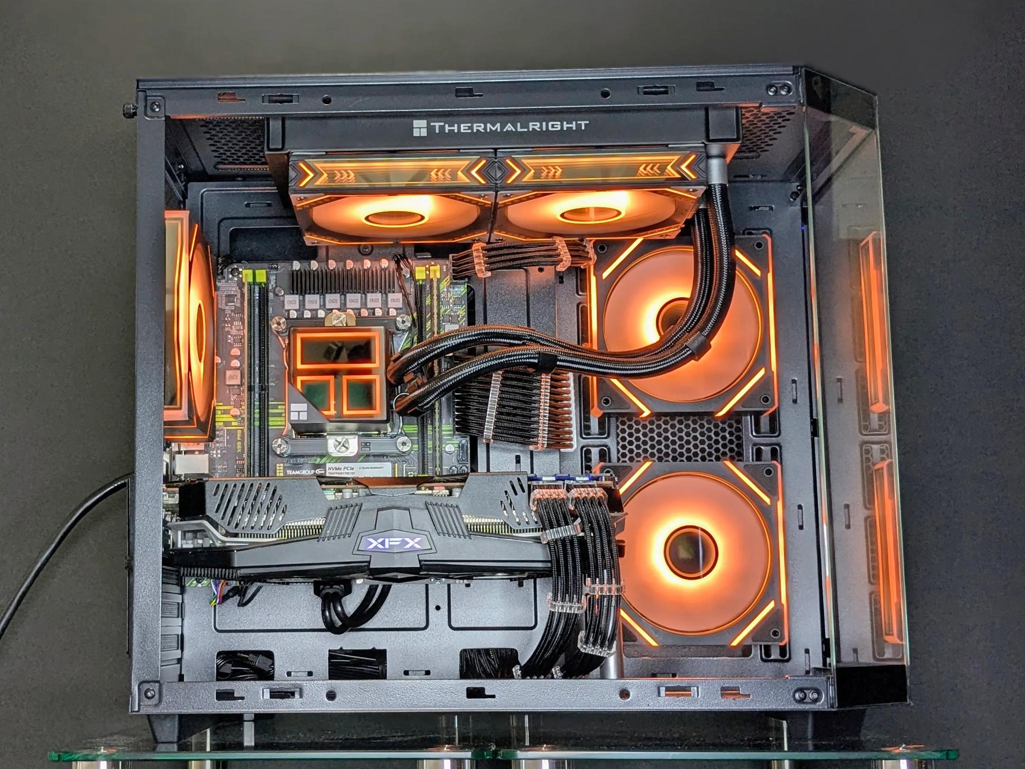 Liquid-Cooled 1080p Gaming Beast💧🖤RX 5700XT🖤Intel(12-c/24-t)| 32GB DDR4 RAM🖤1TB NVMe🖤Windo...