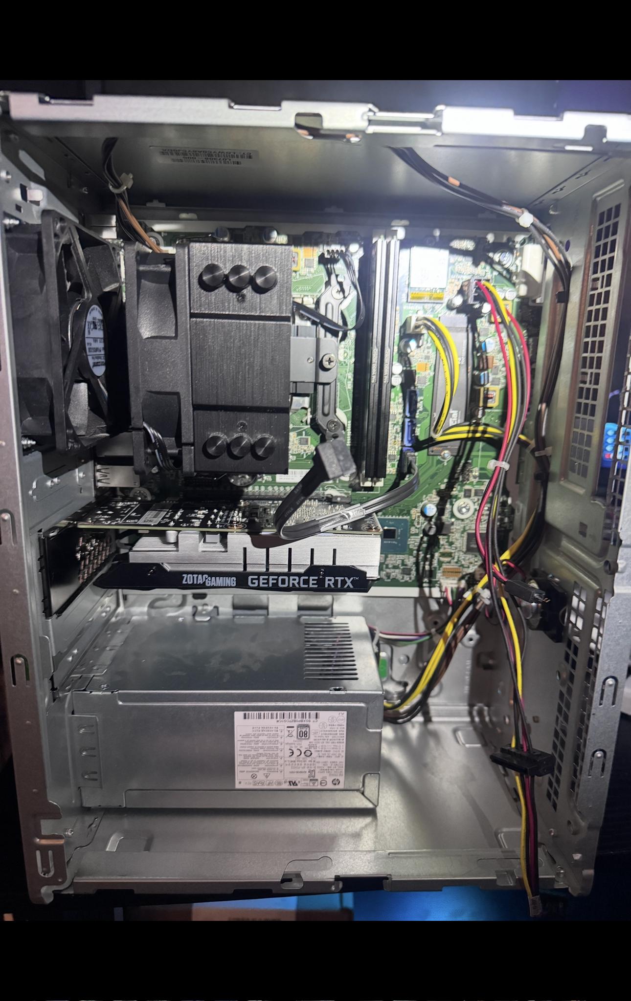 HP ProDesk i5 8500 6core RTX 3050 32gb DDR4 4TB