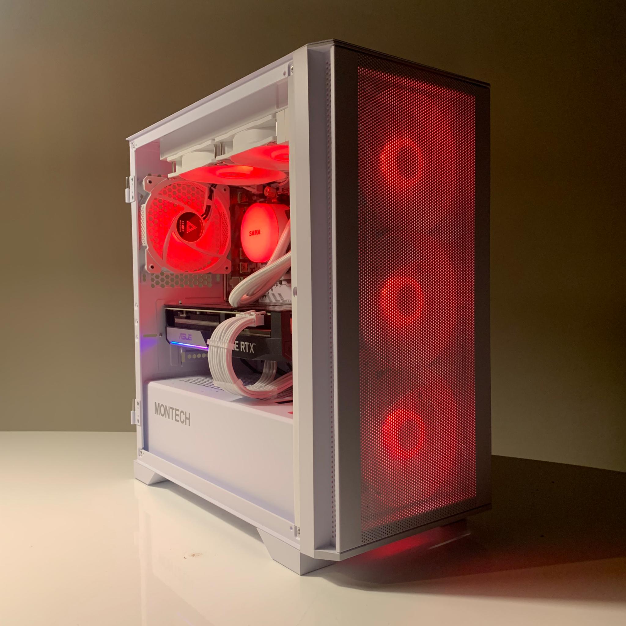 WH1TE 0UT - RTX 3070 - Ryzen 7 3700X - 32 GB RAM - 1 TB SSD - Gaming/Productivity PC