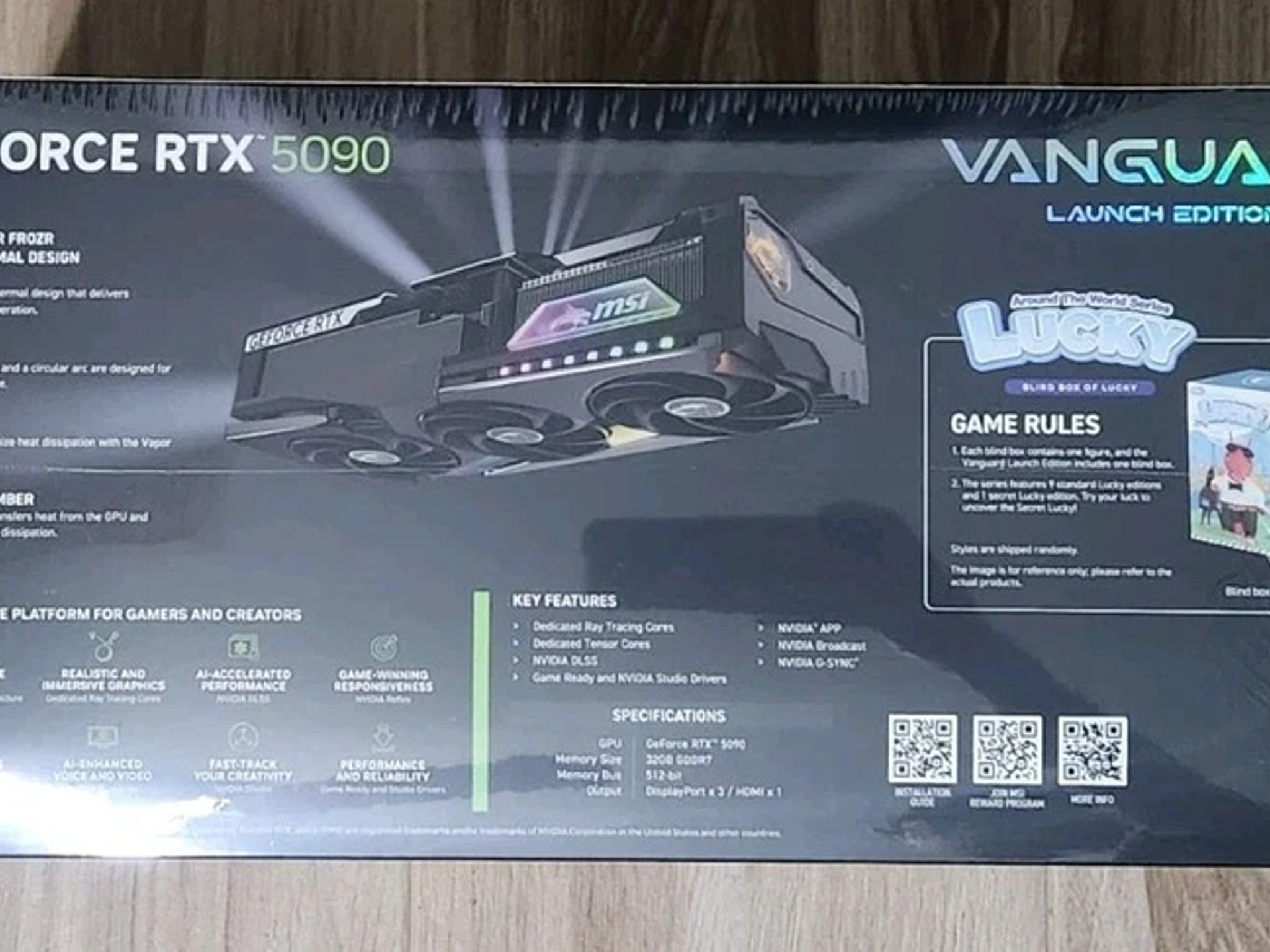 MSI Vanguard Launch Edition 5090!!!