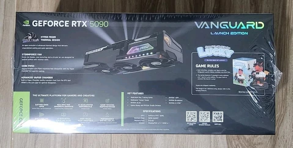 MSI Vanguard Launch Edition 5090!!!