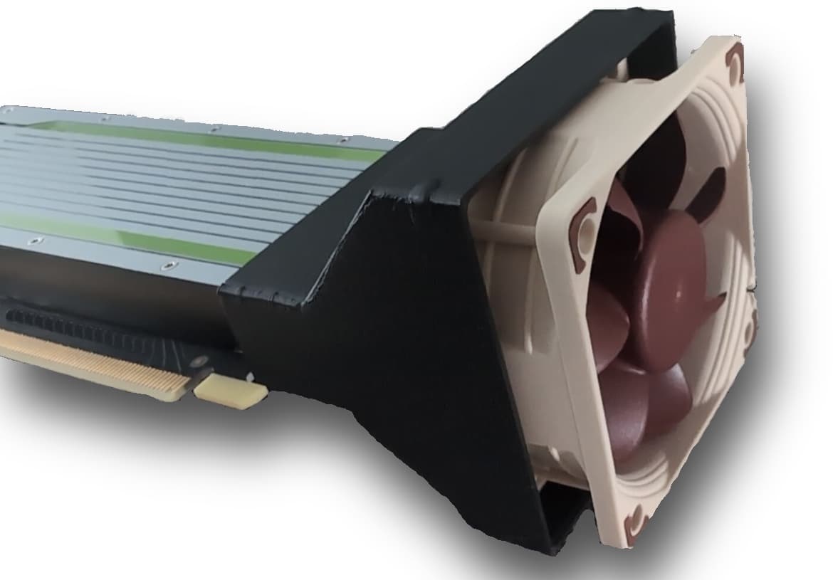 Nvidia Tesla P4 🔥 M4 T4 A2 A4 L4 Home AI Cooling Fan Adapter