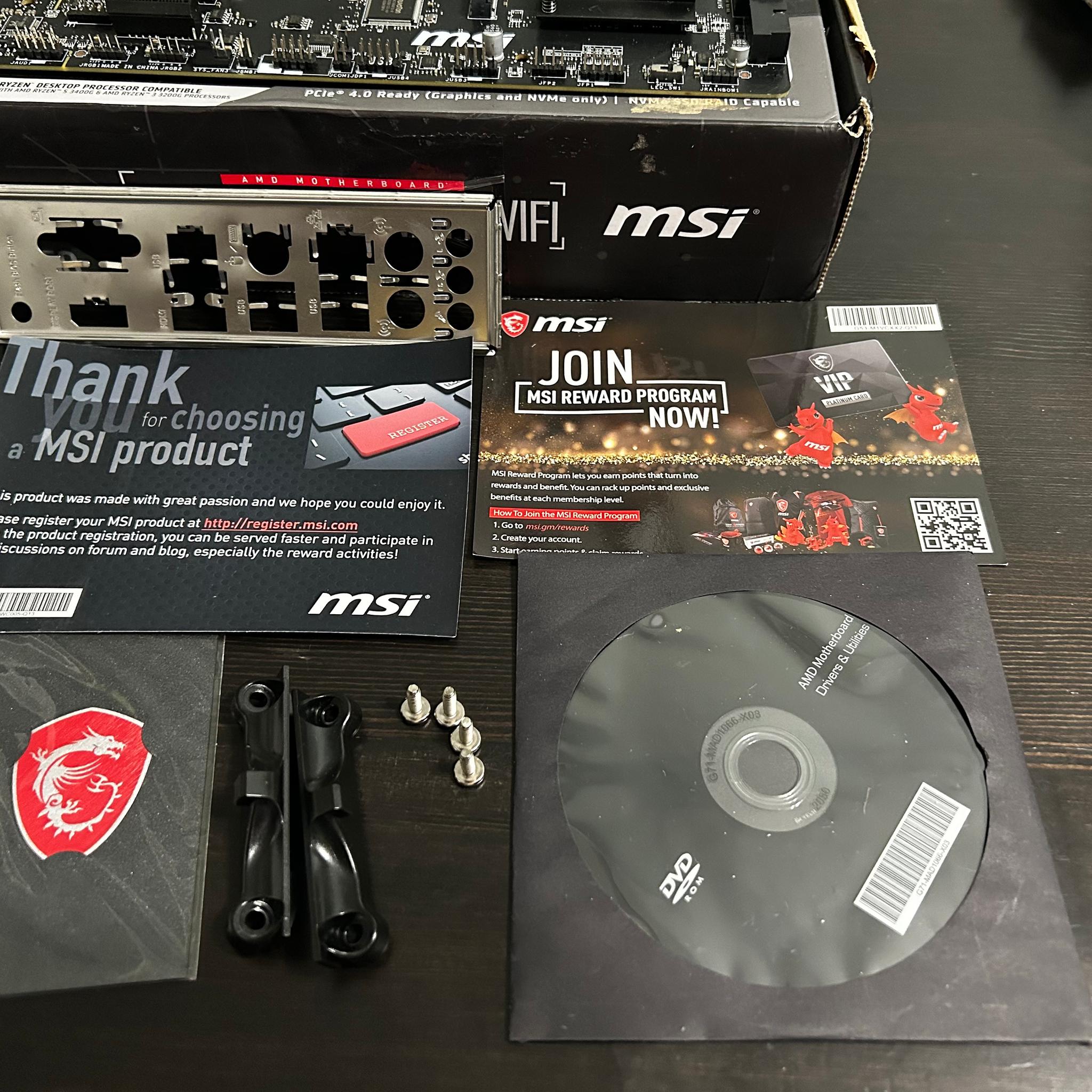 MSI ‎B550M PRO-VDH WIFI Socket AM4 AMD Motherboard