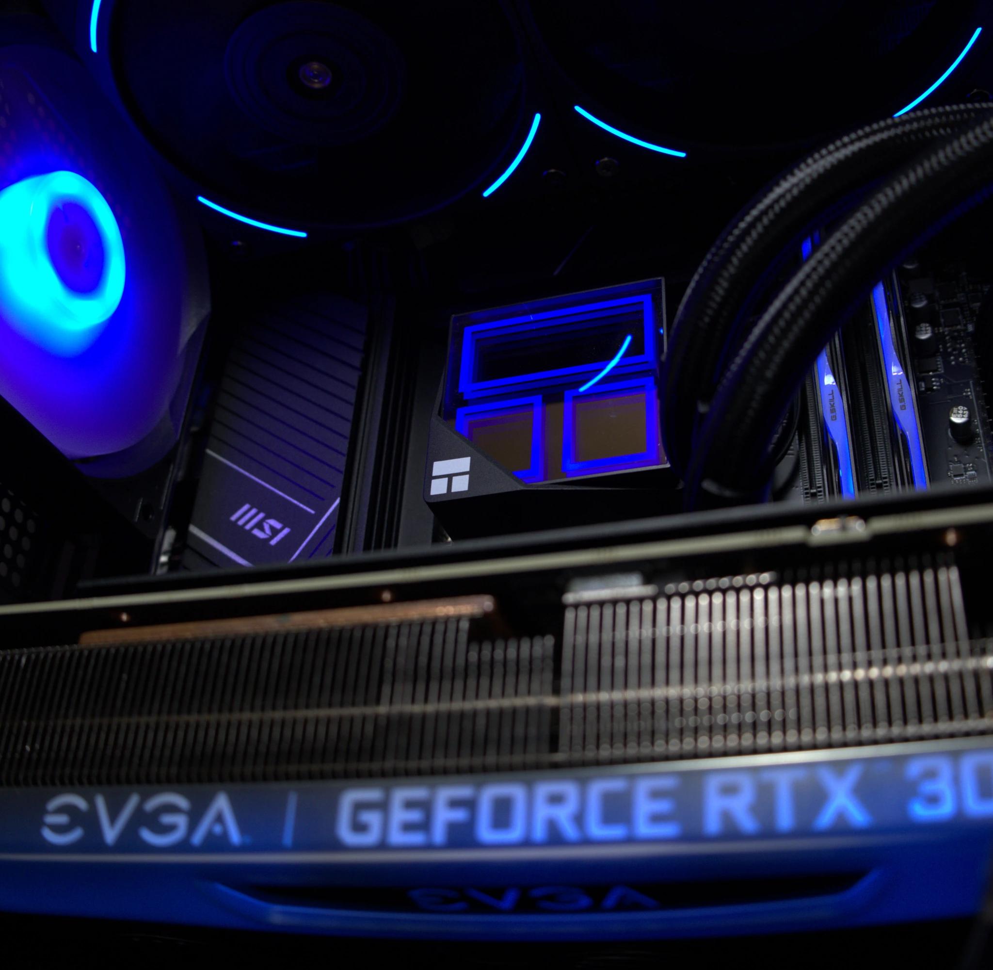 🔵BIG BLUE🔵 Gaming PC | AMD Ryzen 5 7600 | 32GB DDR5 | RTX 3080 | 1TB SSD | Win11 Home | Wi-Fi