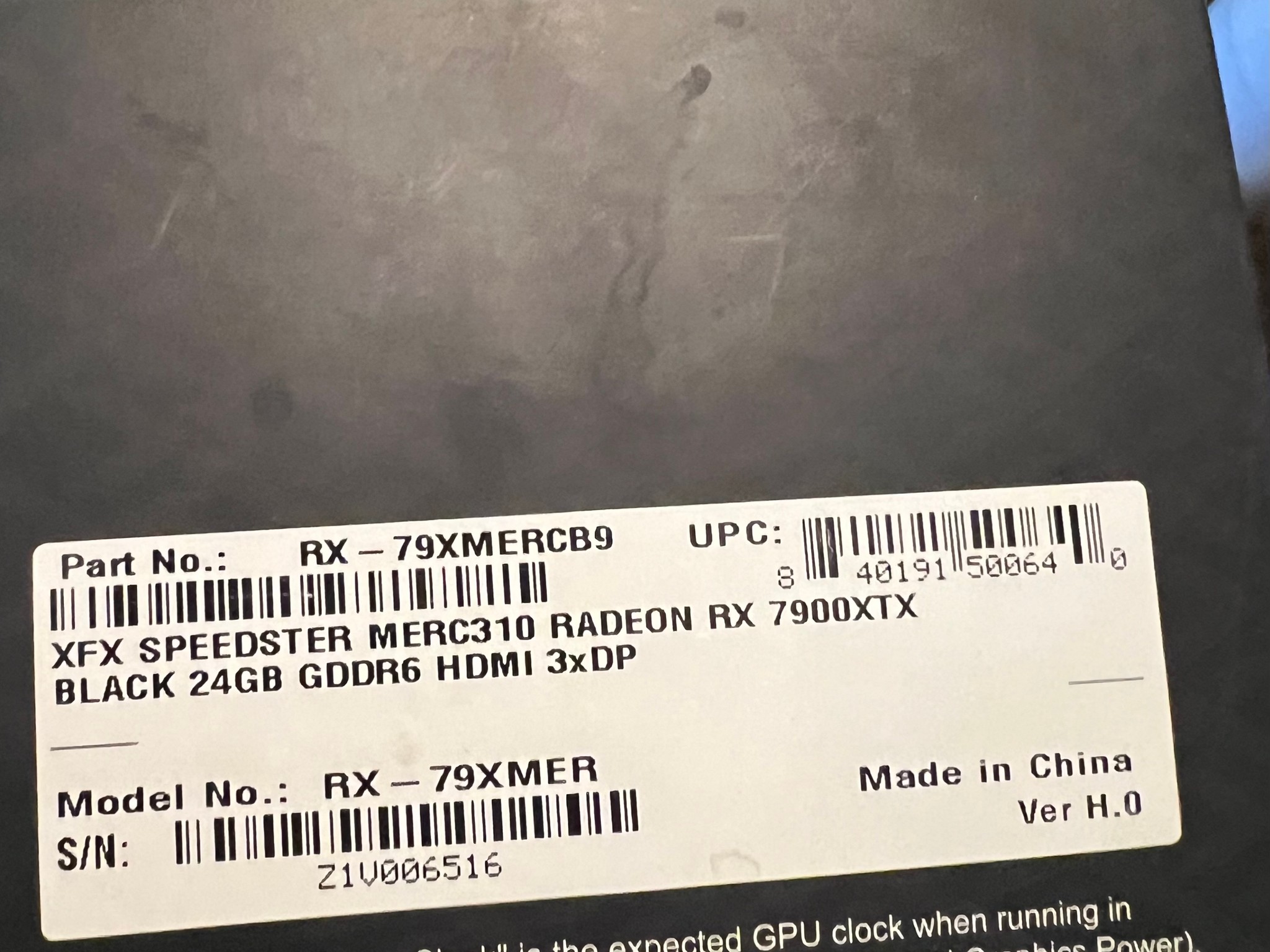AMD Radeon RX 7900 XTX