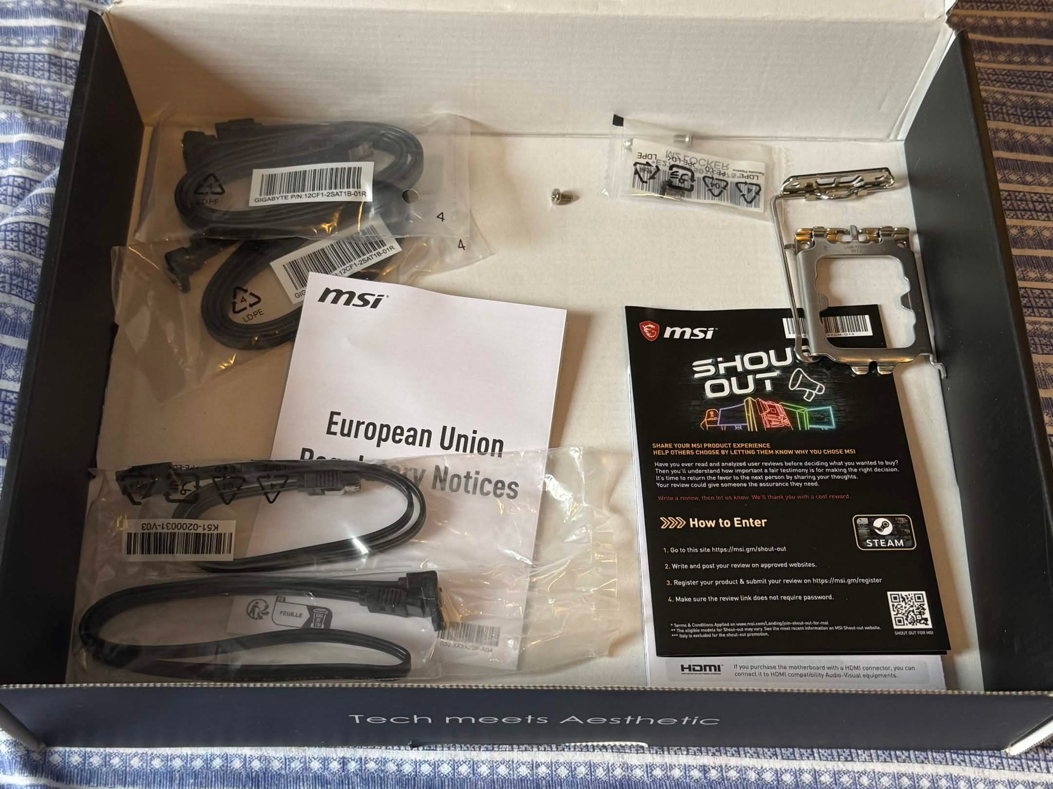MSI MAG Z790 TOMAHAWK WIFI DDR5 Motherbaord + Contact Frame