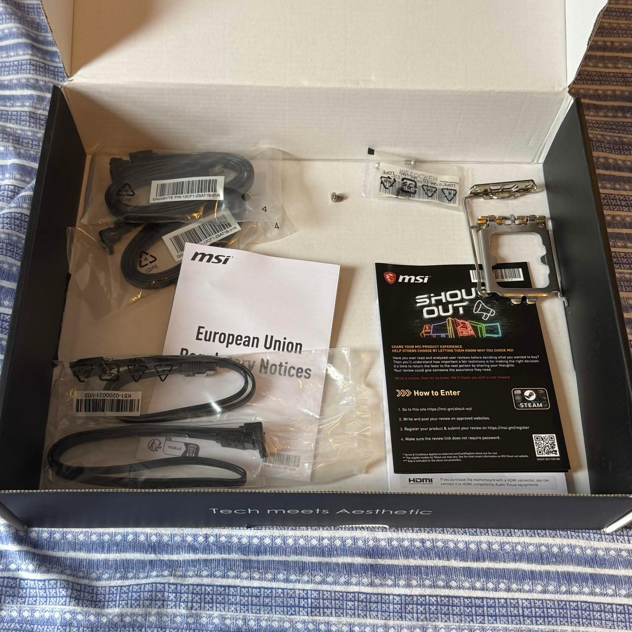 MSI MAG Z790 TOMAHAWK WIFI Motherbaord + Contact Frame