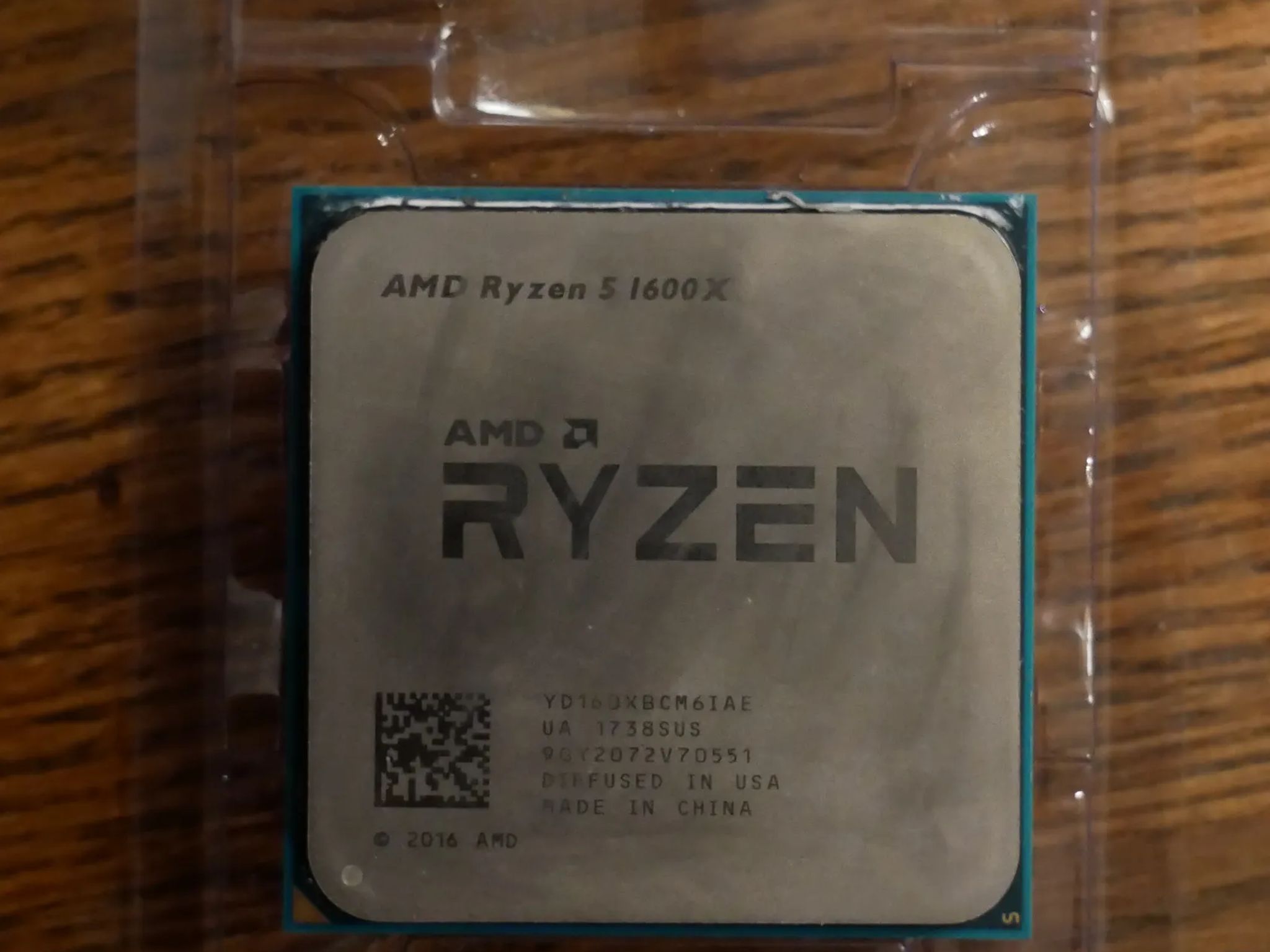 AMD Ryzen 5 1600X 3.60 GHz 6 Core (YD160XBCM6IAE) Processor AM4