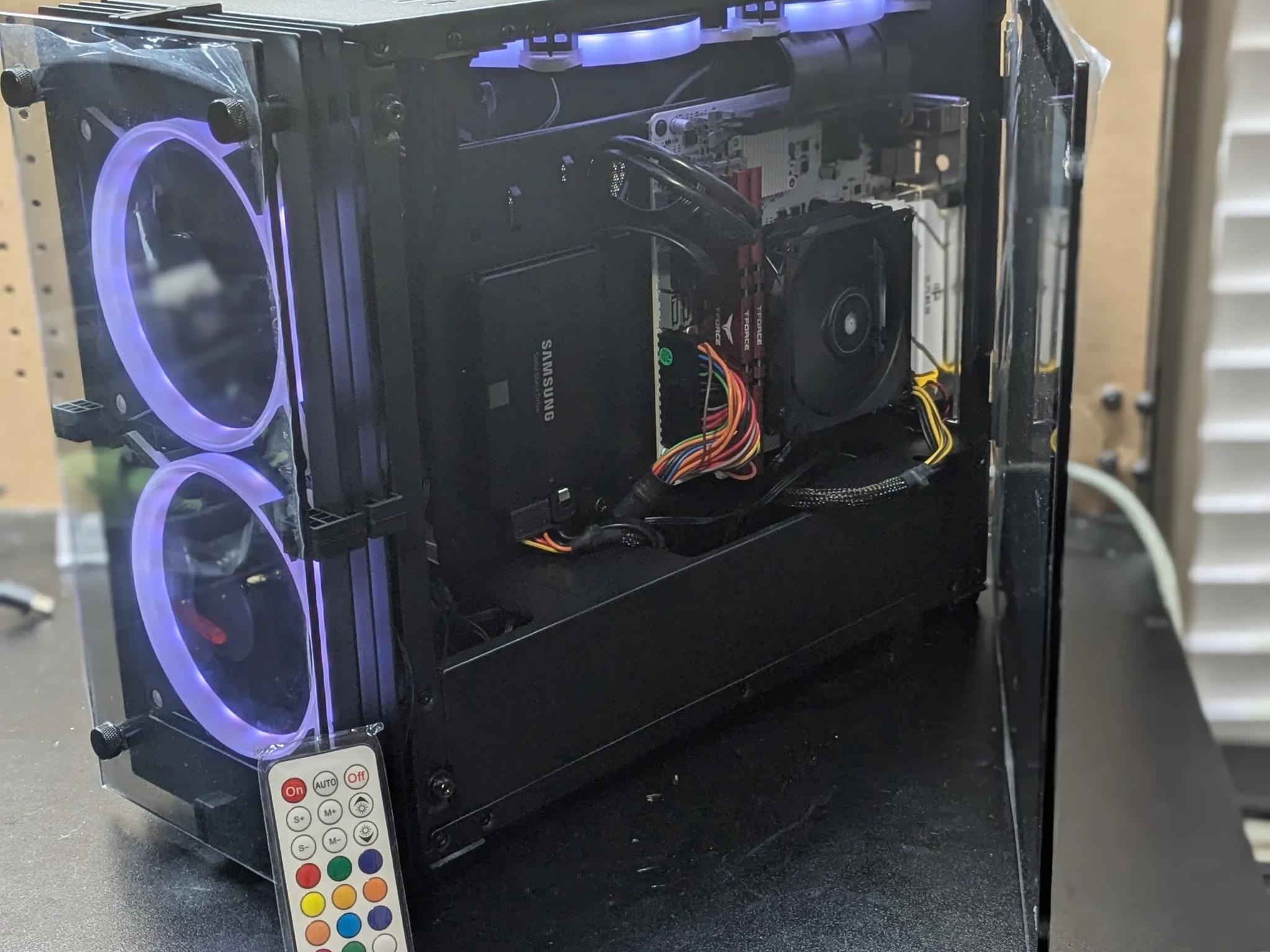 SLIM AM4 Upgrade Path | 160 FPS Fortnite | R5 1600, GTX 1070 Ti, 1TB SSD, ITX Case with RGB and Wifi