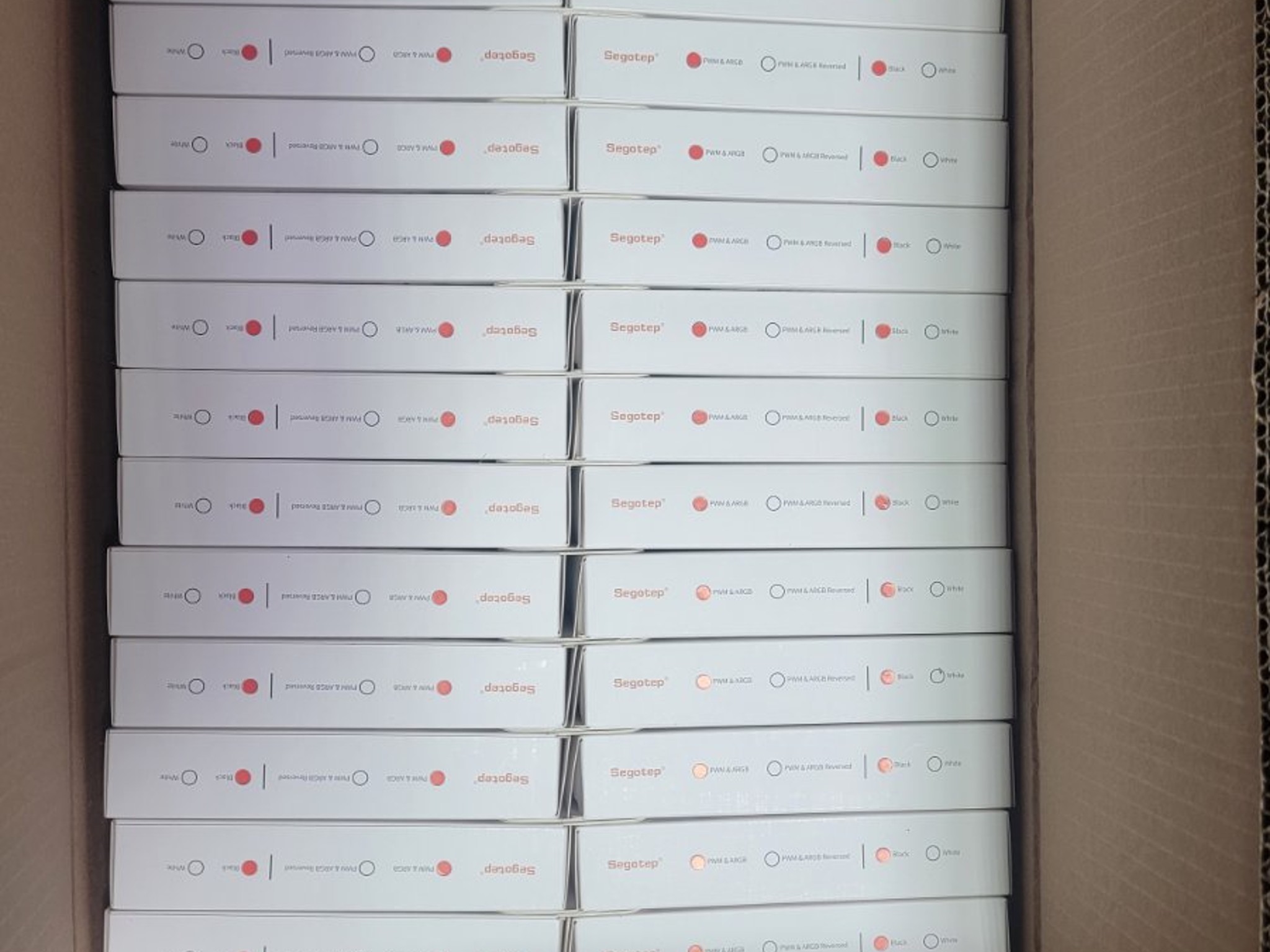 Bulk Clearance!!! – 60x Segotep HB12 White 120mm PWM ARGB Case Fans | Infinite Mirror Design