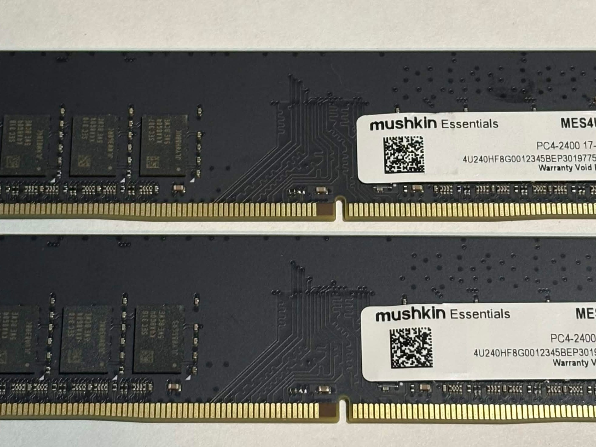 Mushkin Essentials 16GB (2x8GB) DDR4 2400MHz Desktop Memory Kit | Tested Working