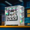 “Seganys” RX 7700 XT Ryzen 7 7800X3D 32GB Windows 11 2TB 1440P Powerhouse Gaming PC