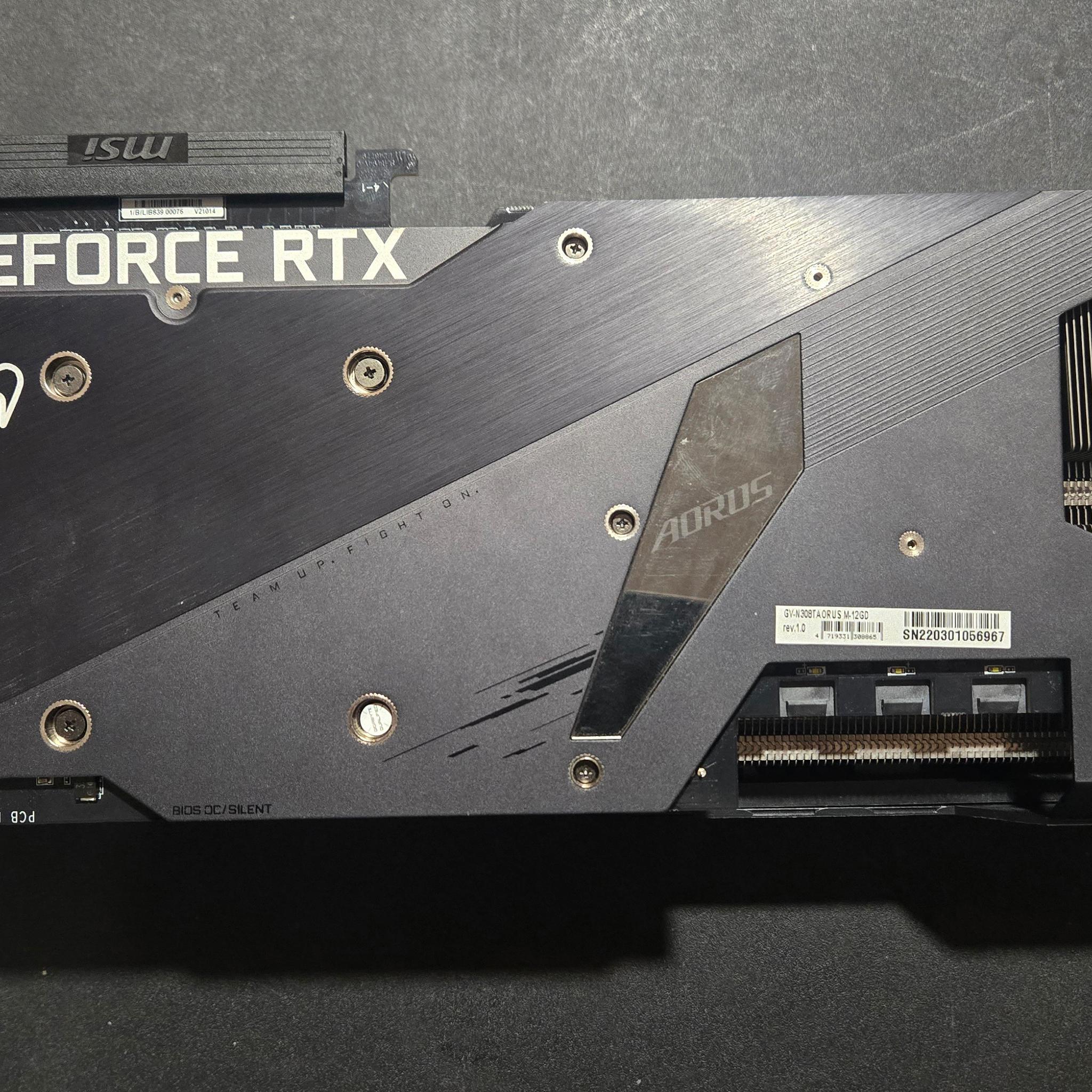 GIGABYTE AORUS GeForce RTX 3080 Ti MASTER 12G