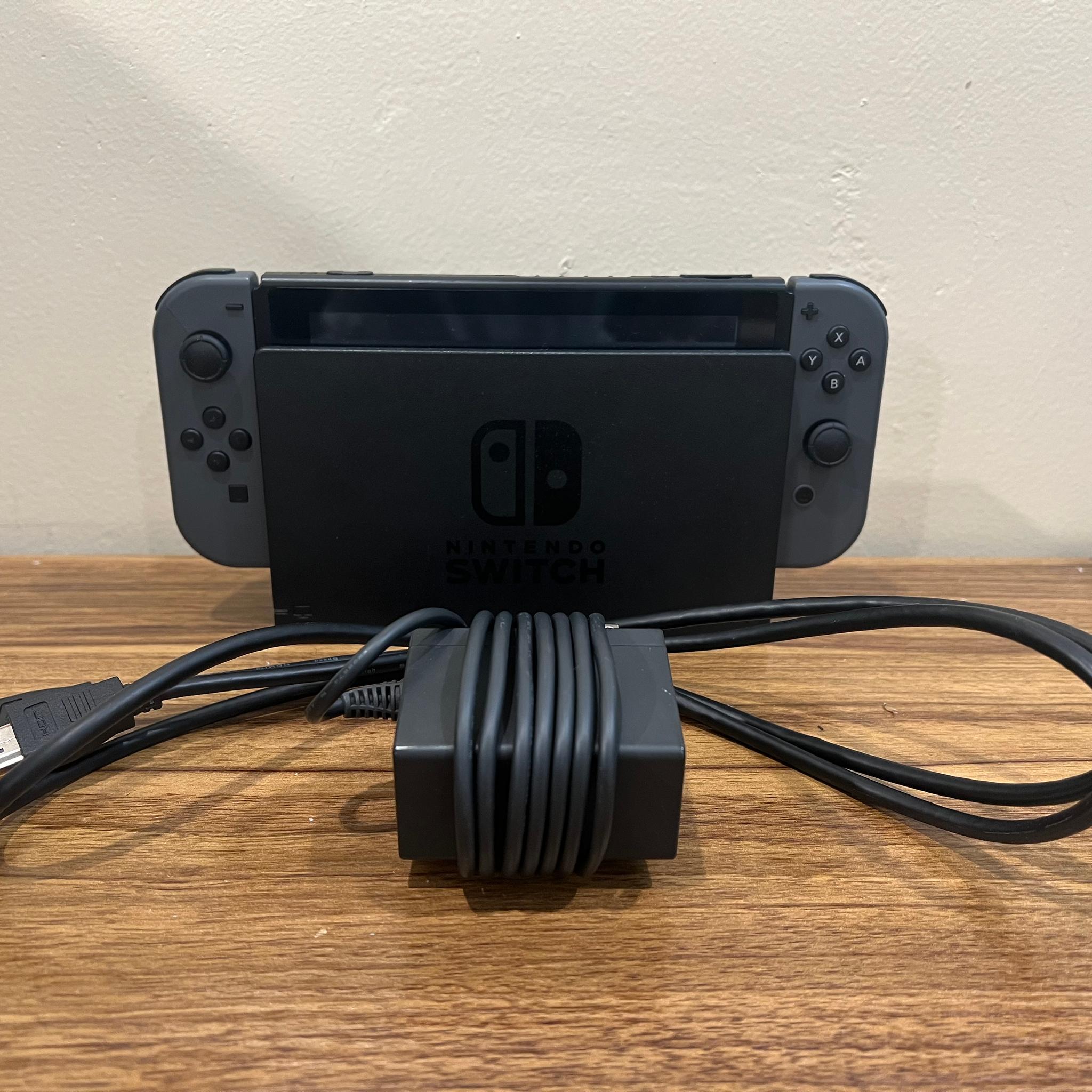 Nintendo Switch V2 32GB | Comes with Joycons Power and HDMI Cables | Gray