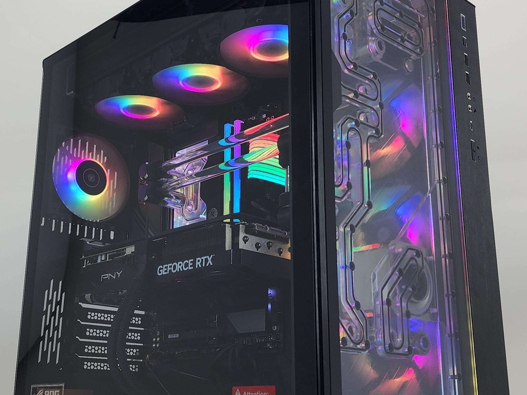 Gaming PC Ryzen 7 9700X 32GB RAM 2TB SSD RTX 5070 Ti 16GB Windows 11 Computer