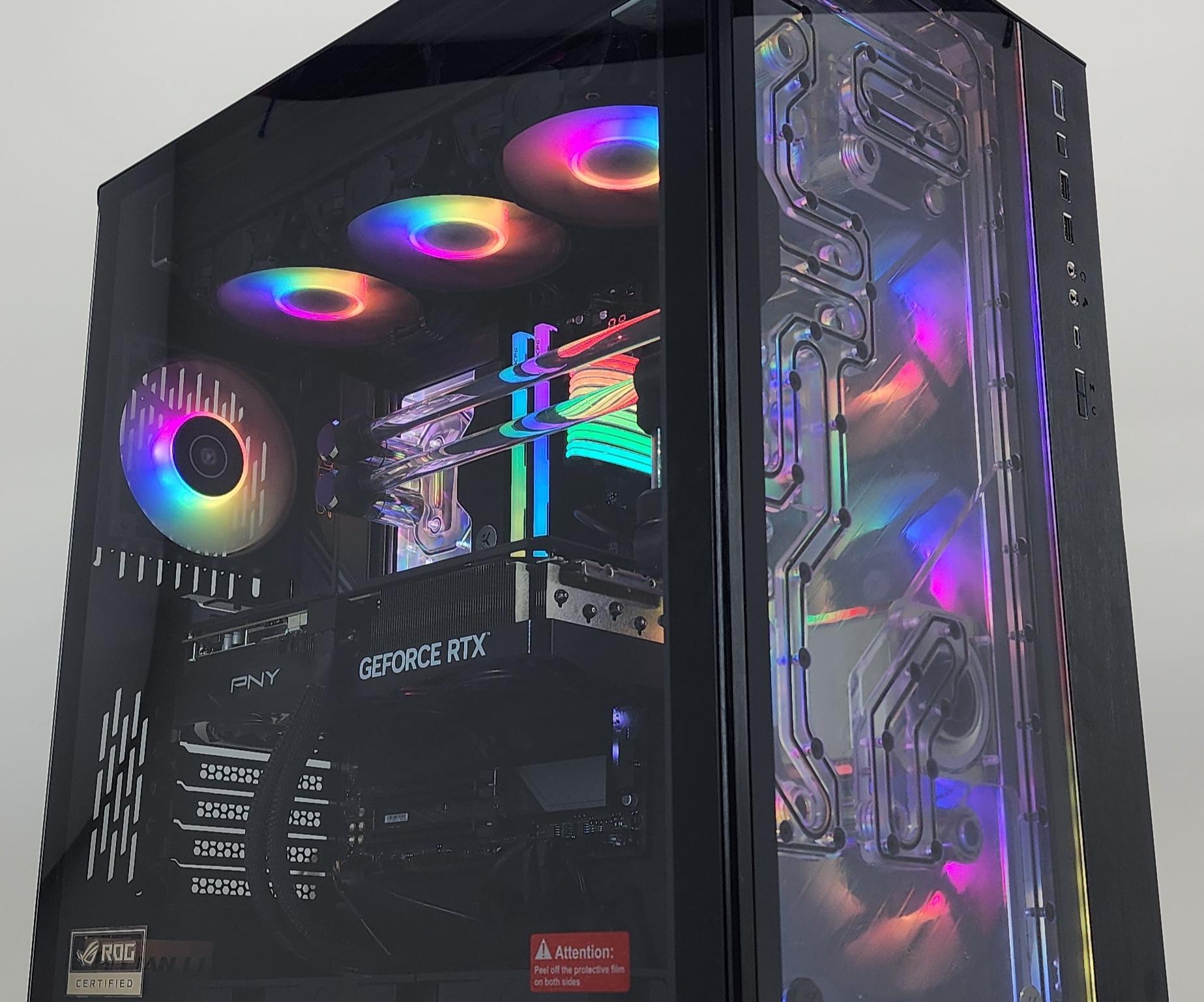 Gaming PC Ryzen 7 9700X 32GB RAM 2TB SSD RTX 5070 Ti 16GB Windows 11 Computer
