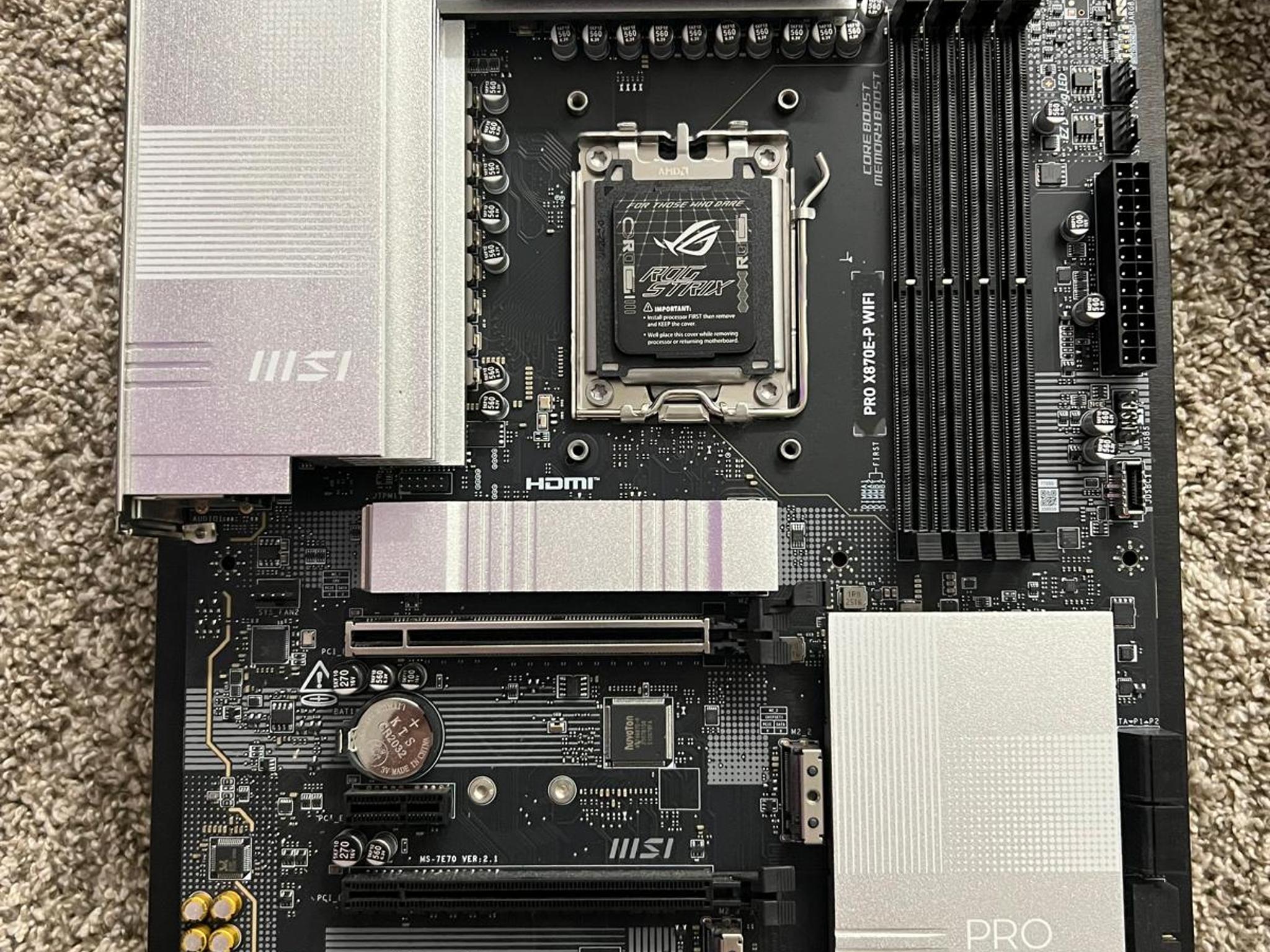 MSI PRO X870E-P WIFI ATX Motherboard | AM5
