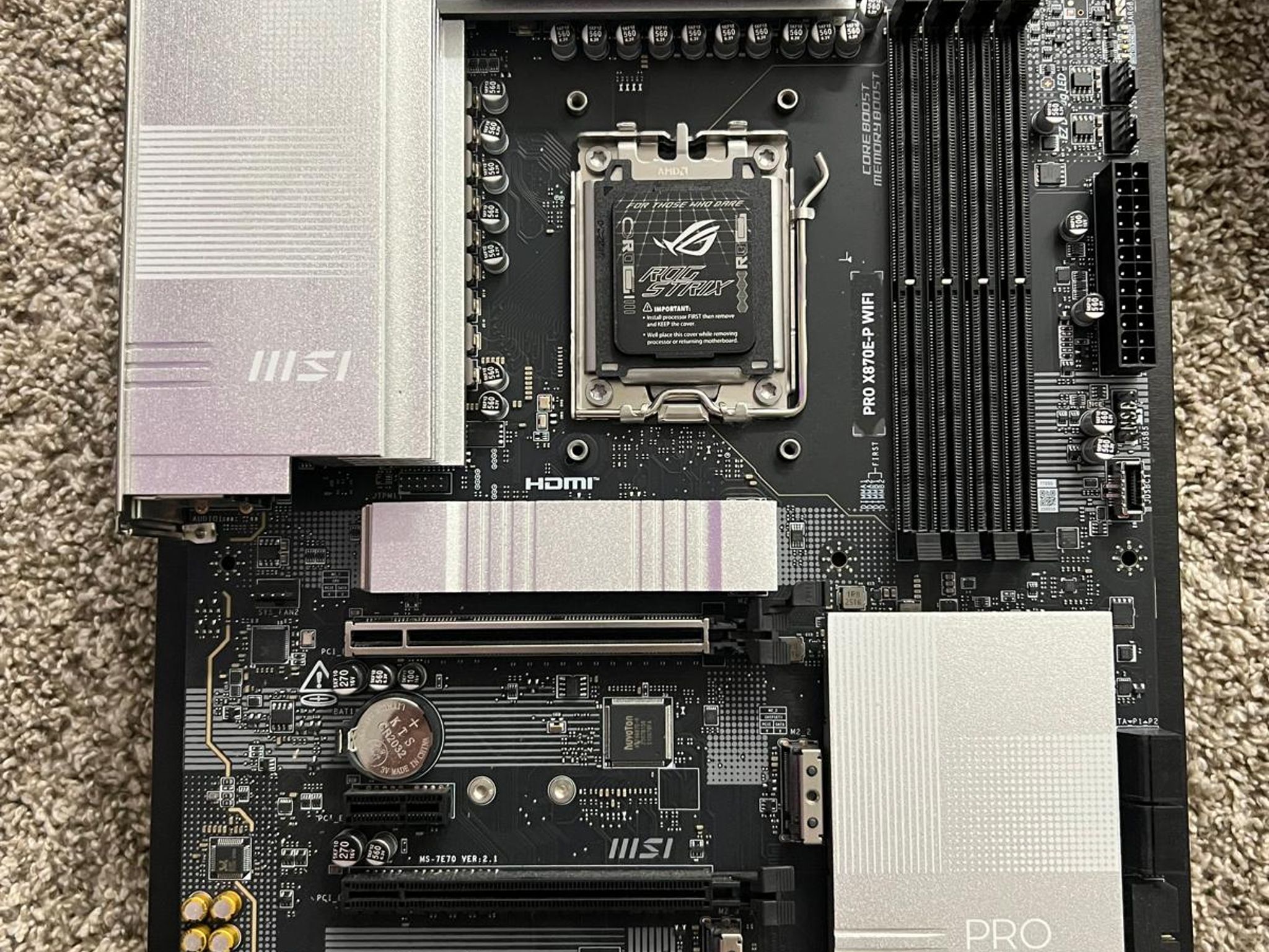 MSI PRO X870E-P WIFI ATX Motherboard | AM5