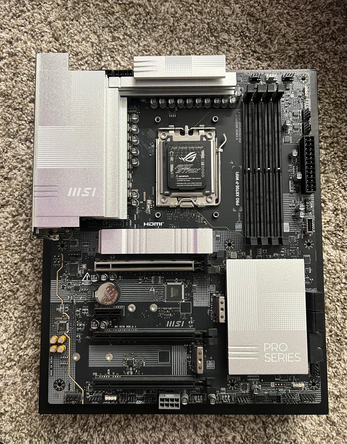 MSI PRO X870E-P WIFI ATX Motherboard | AM5
