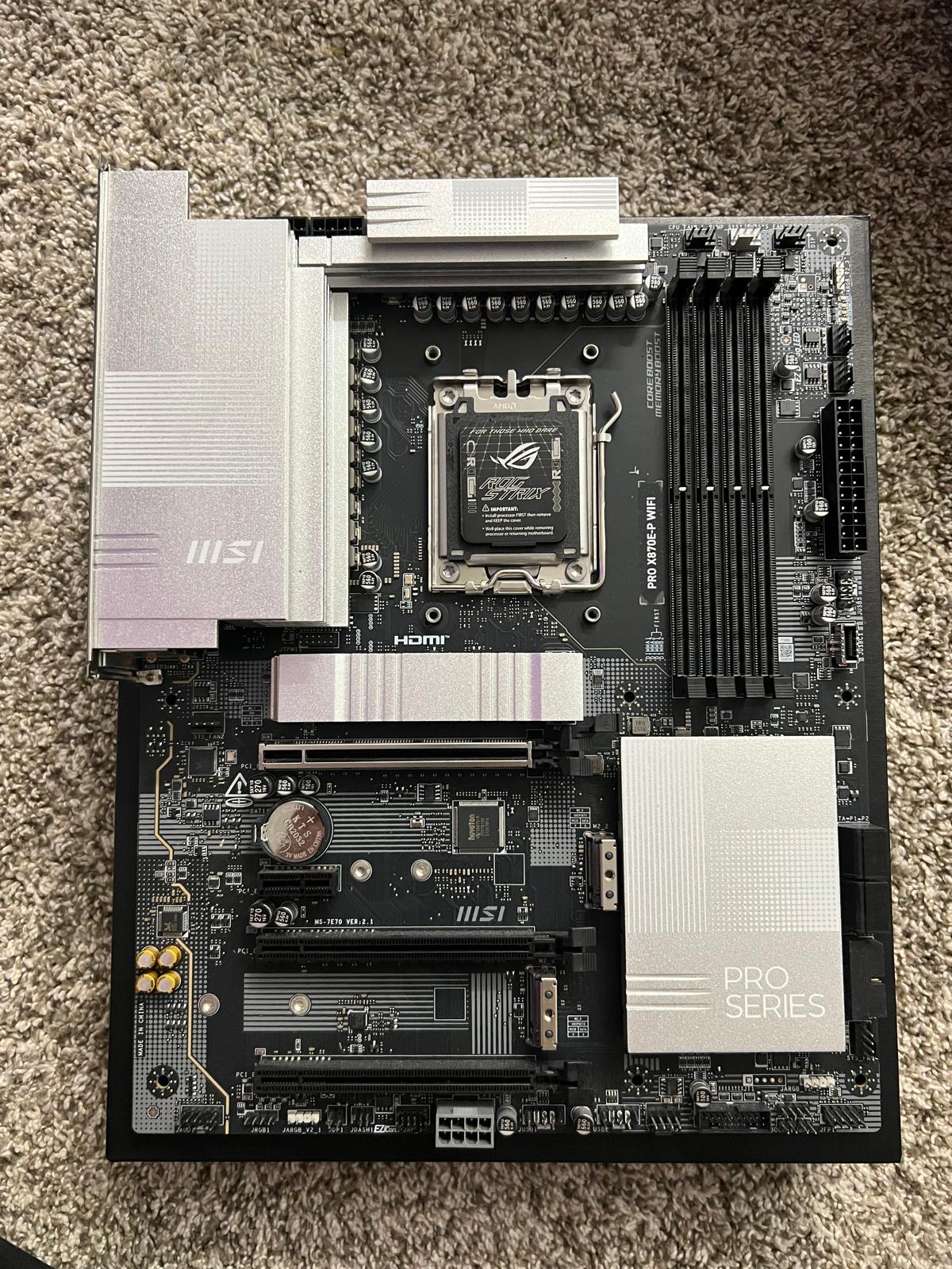 MSI PRO X870E-P WIFI ATX Motherboard | AM5