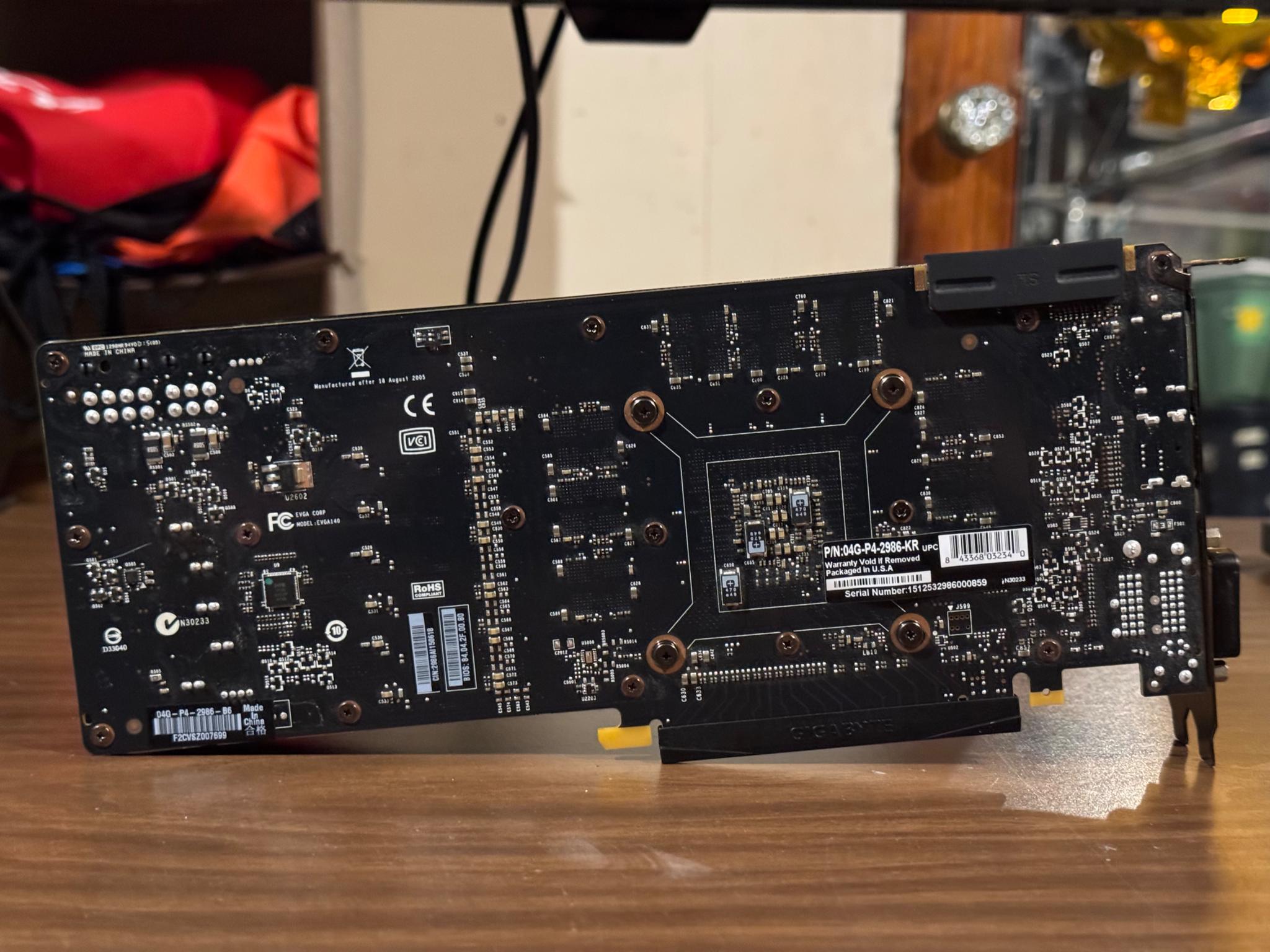 EVGA GeForce GTX 980 4GB FTW GAMING Graphics Card (04G-P4-2986-KR)