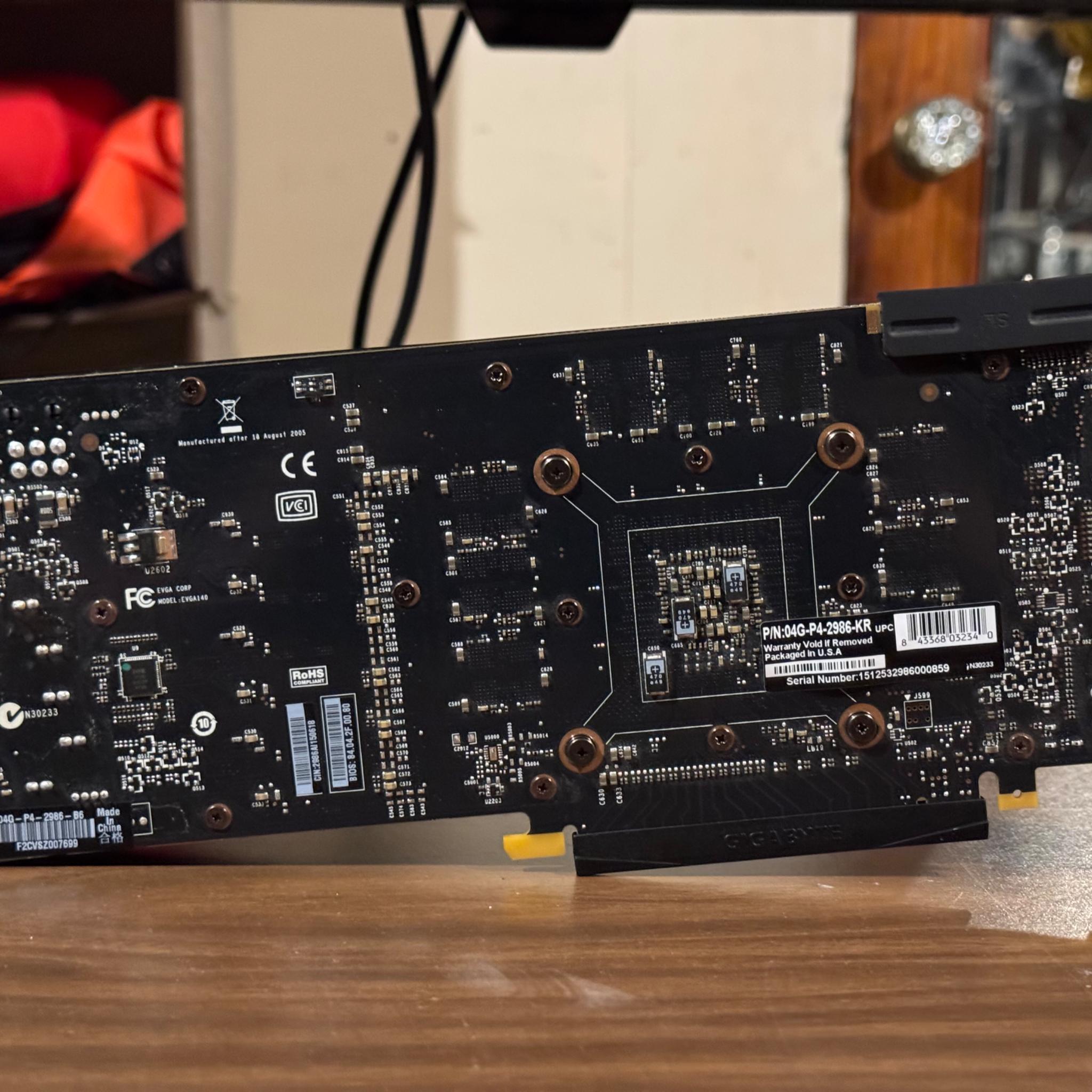 EVGA GeForce GTX 980 4GB FTW GAMING Graphics Card (04G-P4-2986-KR)