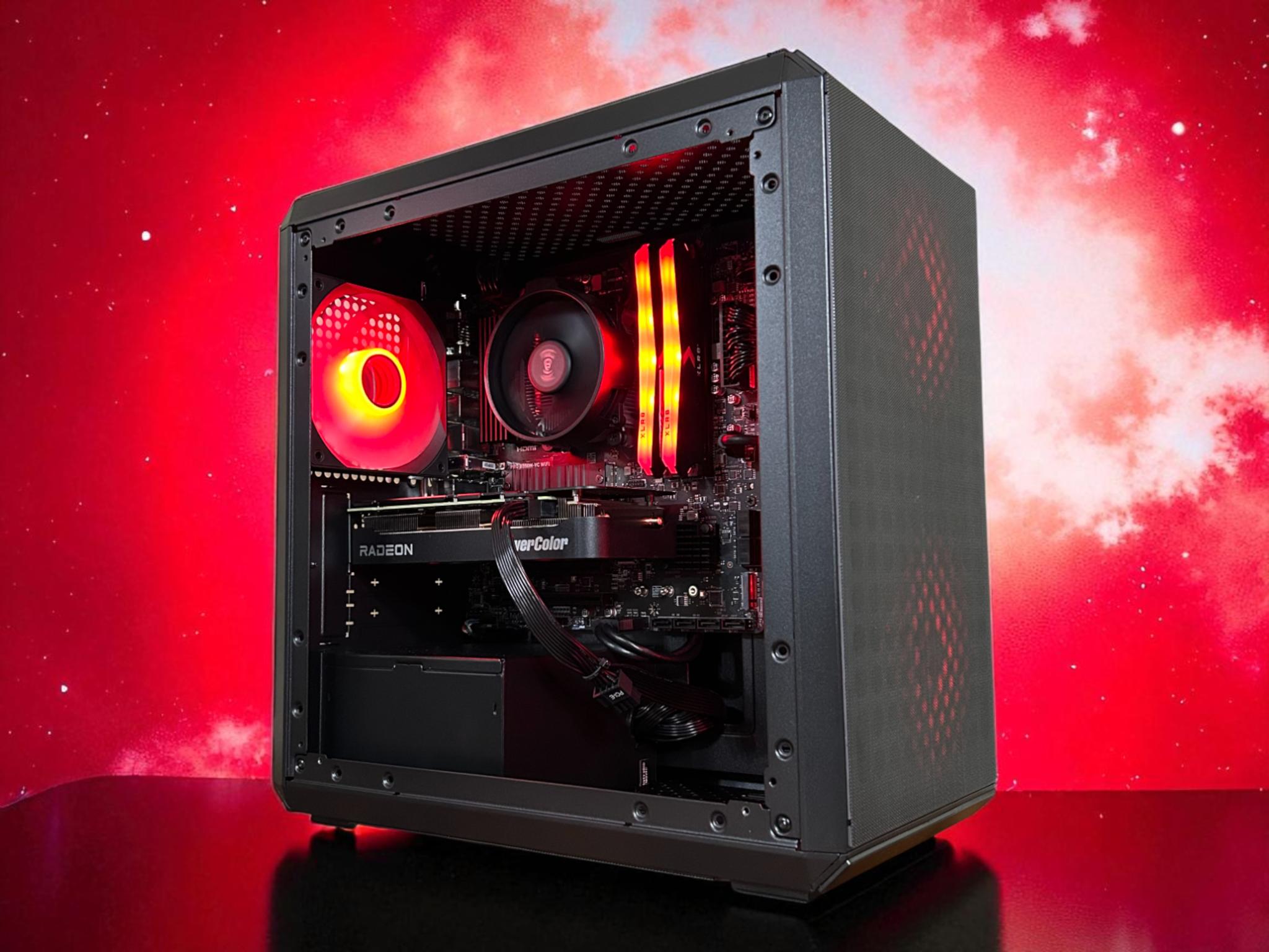 *BLACK FRIDAY SALE* RX 9060XT 8GB | Ryzen 5 5600 | 32GB DDR4 | 1TB NVMe | The Dark Trooper RX V2