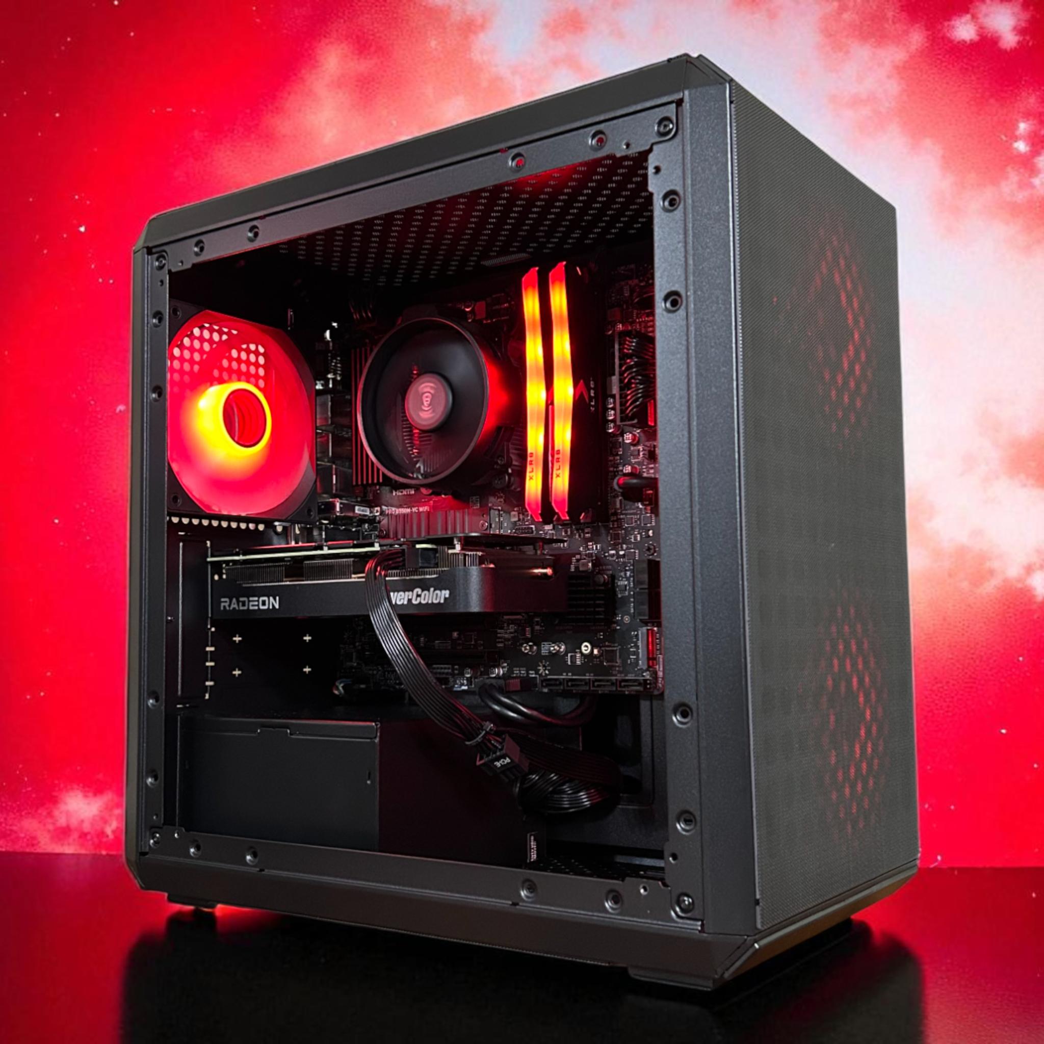 *BLACK FRIDAY SALE* RX 9060XT 8GB | Ryzen 5 5600 | 32GB DDR4 | 1TB NVMe | The Dark Trooper RX V2