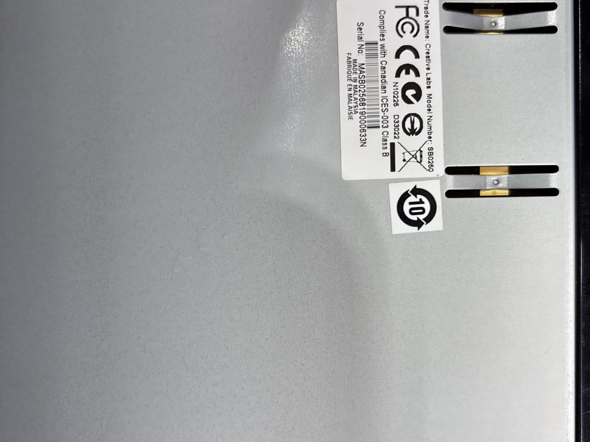 SOLD! Creative Labs Sound Blaster X-FI FATAL1TY Edition SB0460+SB0250