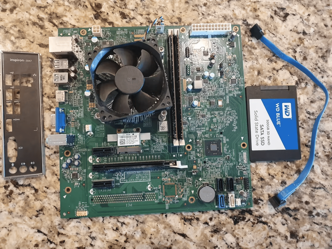 Dell OEM Motherboard, CPU, SSD, RAM combo