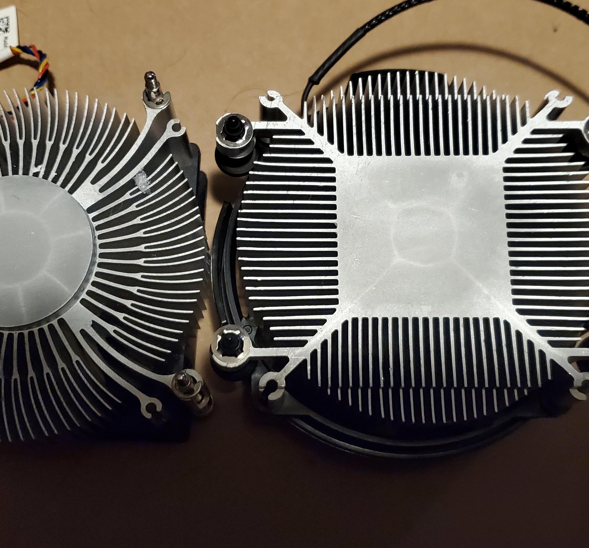 2for1 cpu coolers Dell intel and AMD stock coolers