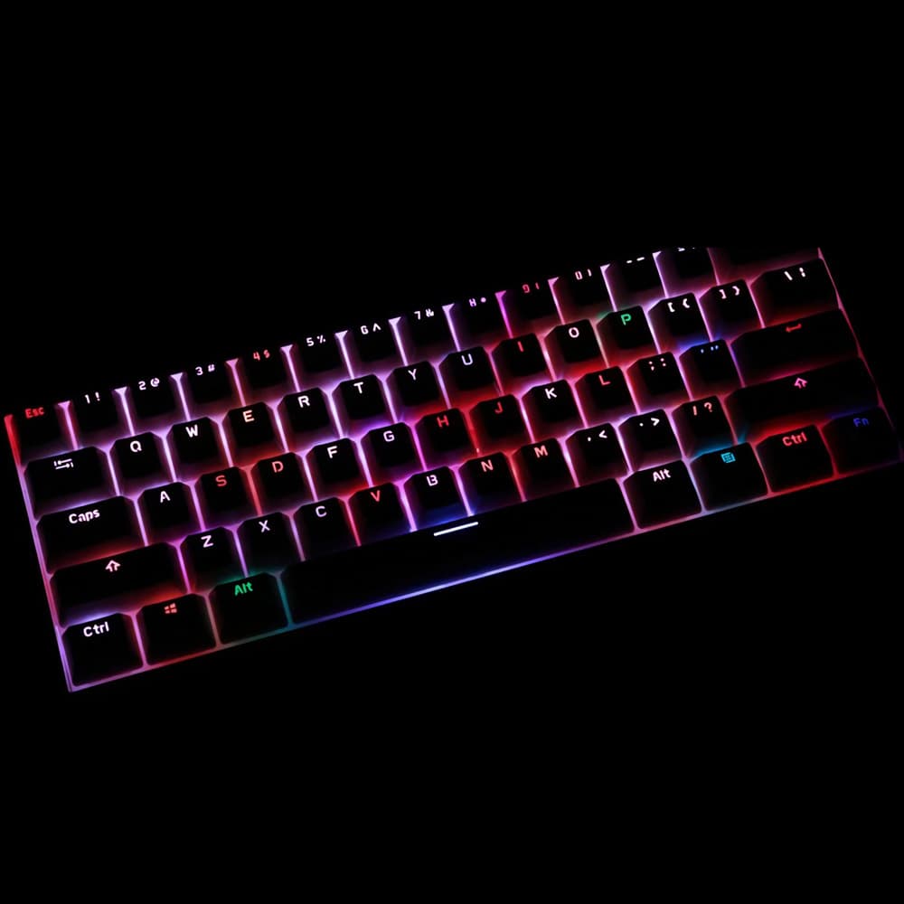 (Like New) RK61 RGB Mechanical Keyboard!! (Soothing red switch)