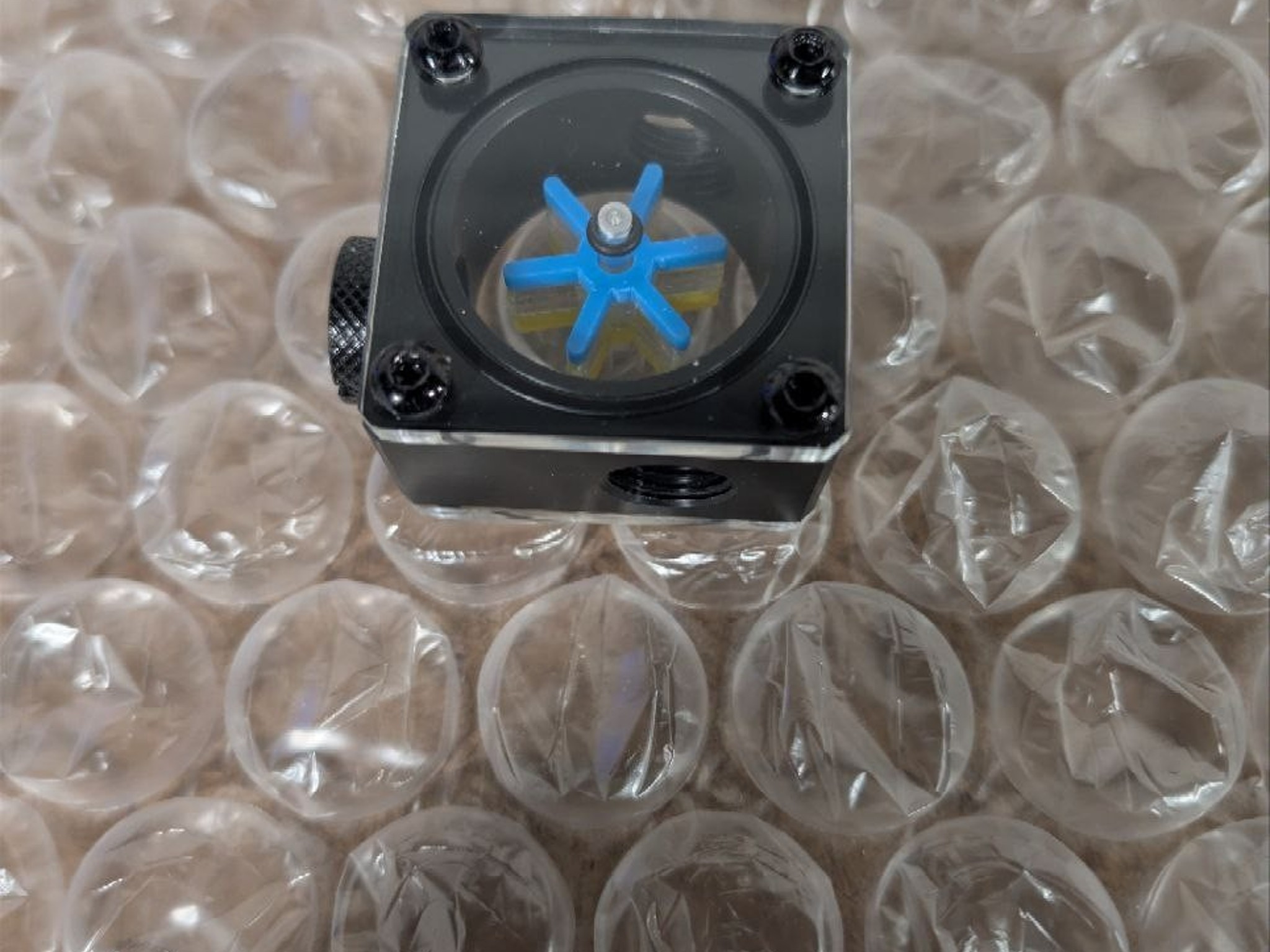 Alphacool Eisfluegel G1/4 Square Flow Meter - Acetal (17350)