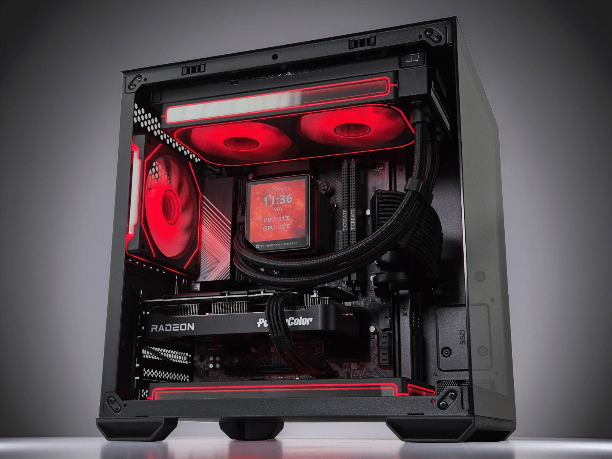 🎁{Holiday Sale}🎄Liquid Cooled Gaming PC☄️AMD RX 9060 XT 16GB