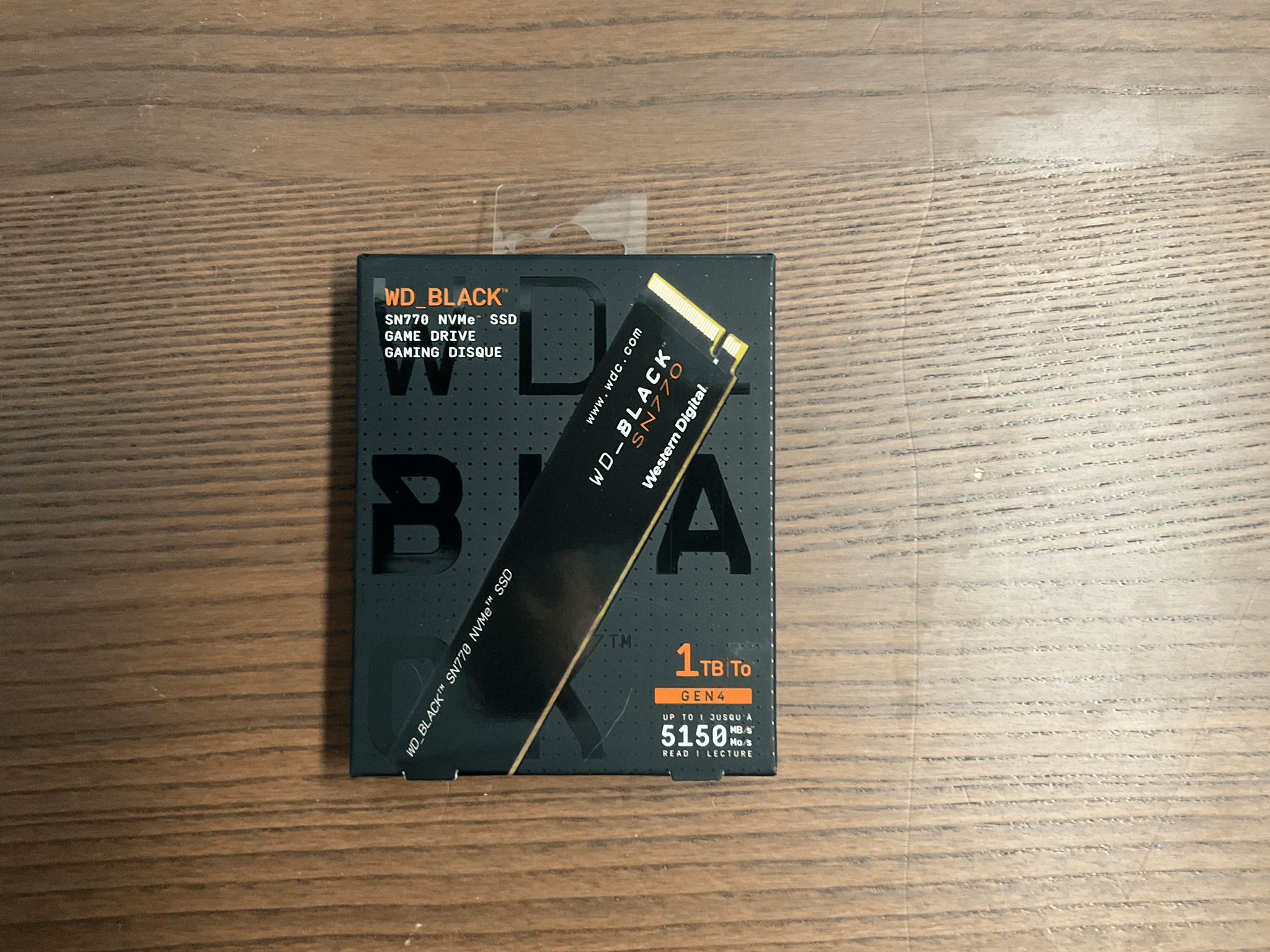 WD Black SN770 1TB PCIE 4.0 NVME SSD