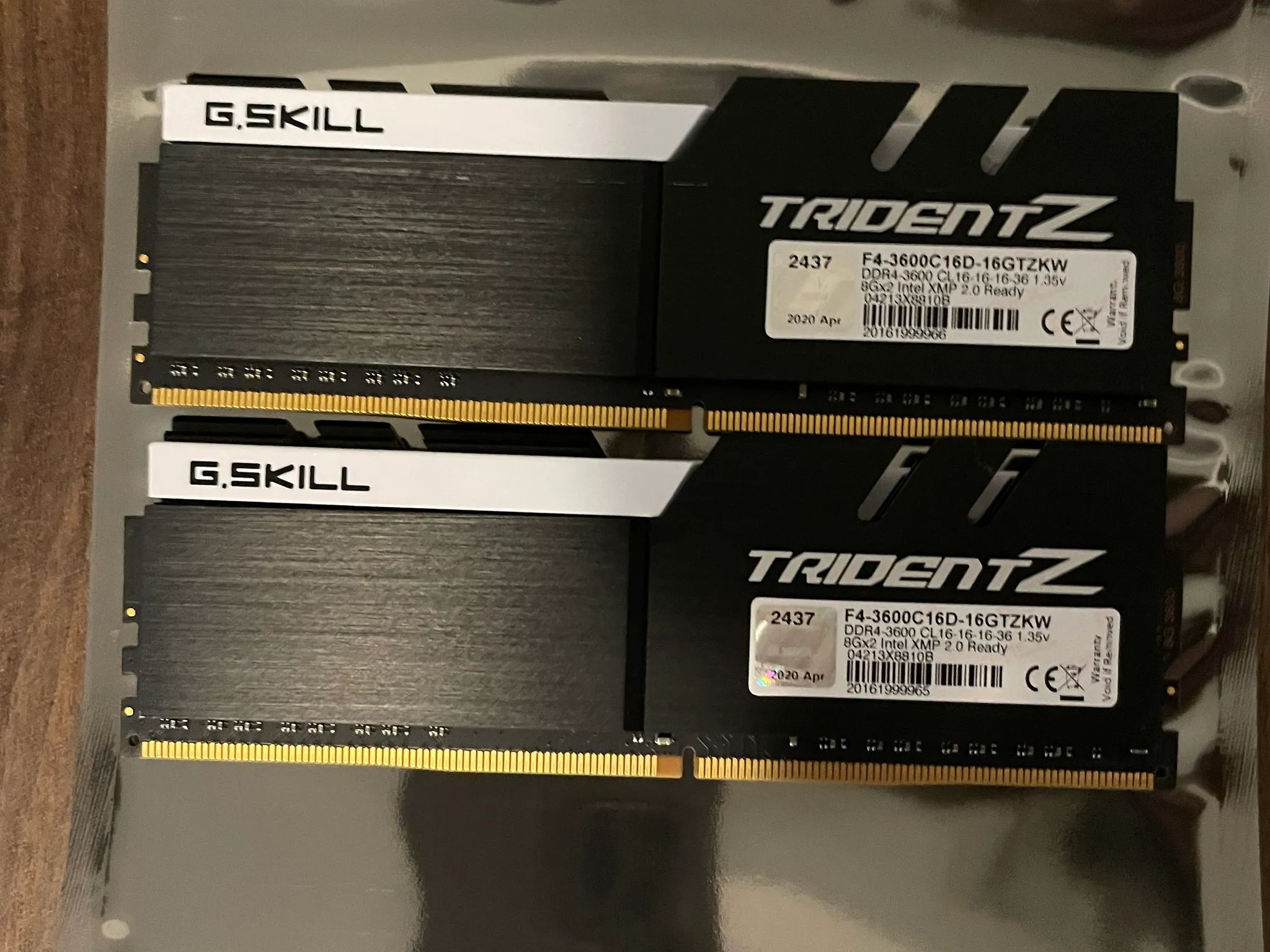DDR4 16Gb 3600Mhz G.Skill Trident Z