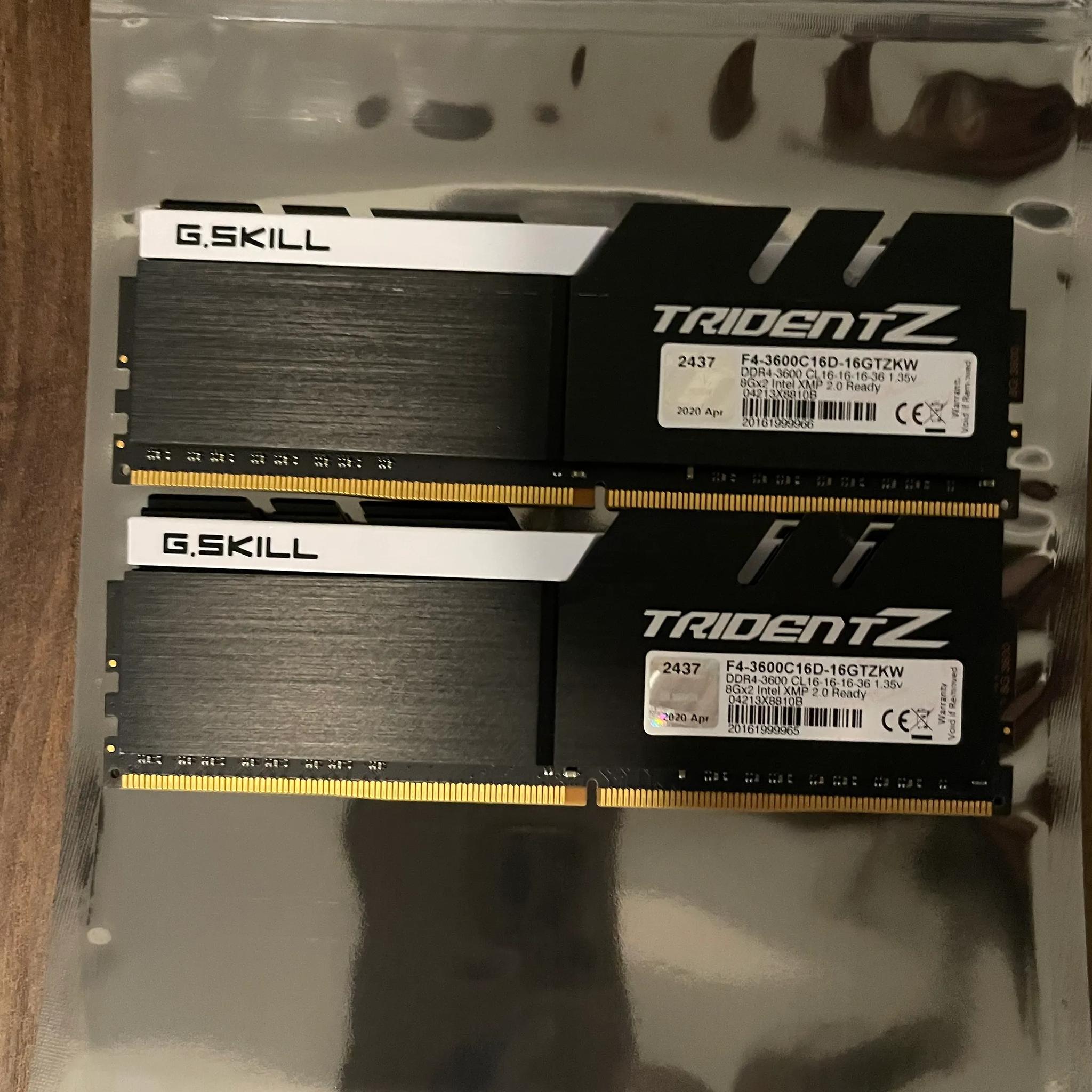 DDR4 16Gb 3600Mhz G.Skill Trident Z