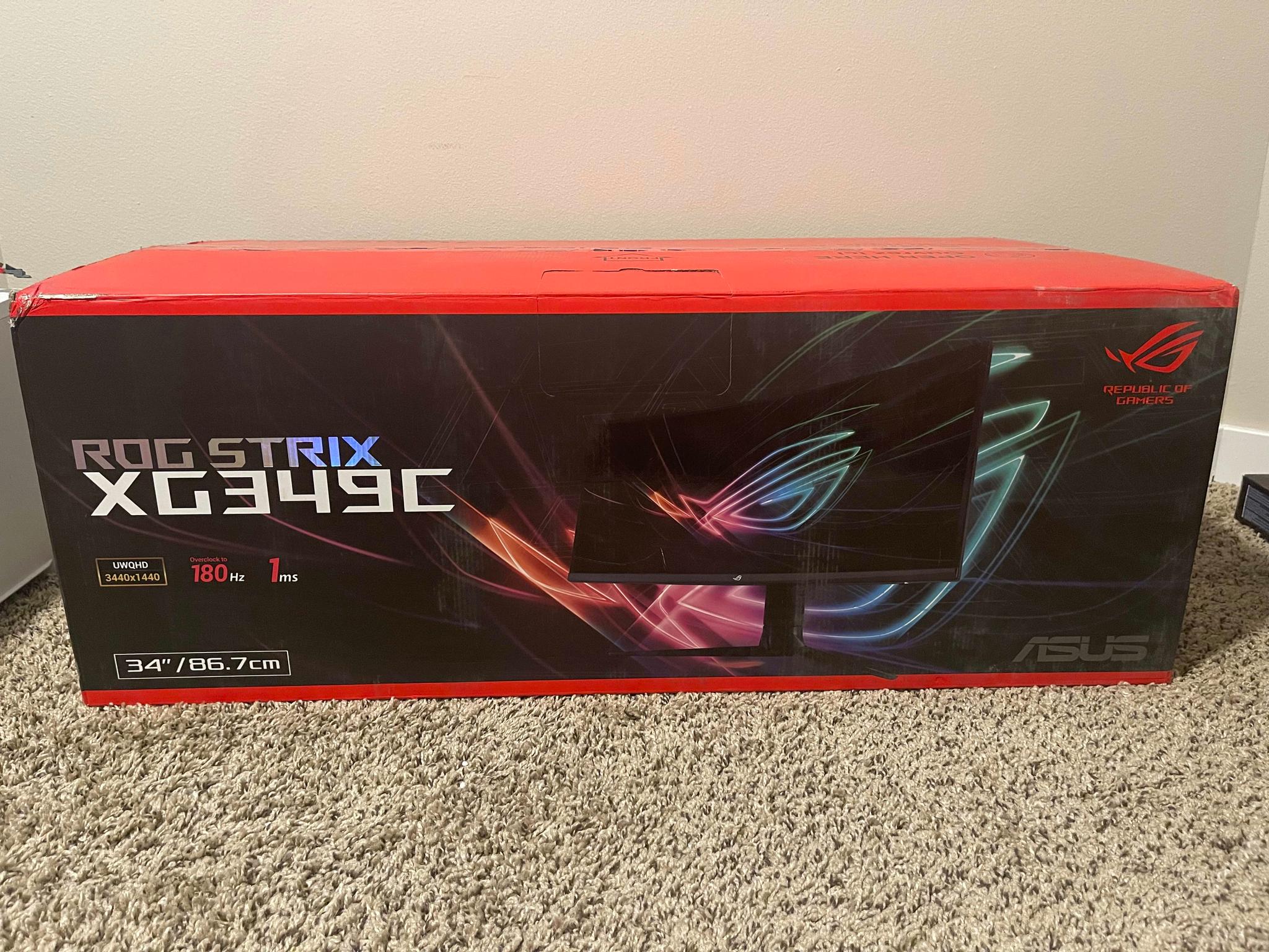 ASUS Rog Strix XG349C - 34" Ultra-wide Curved Monitor