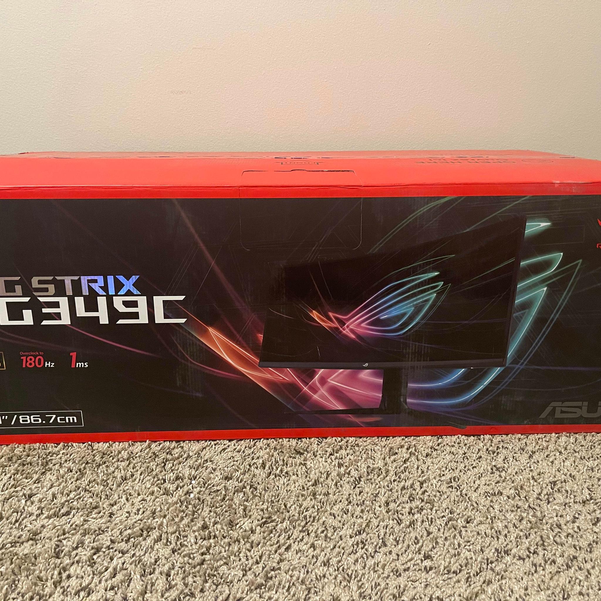 ASUS Rog Strix XG349C - 34" Ultra-wide Curved Monitor