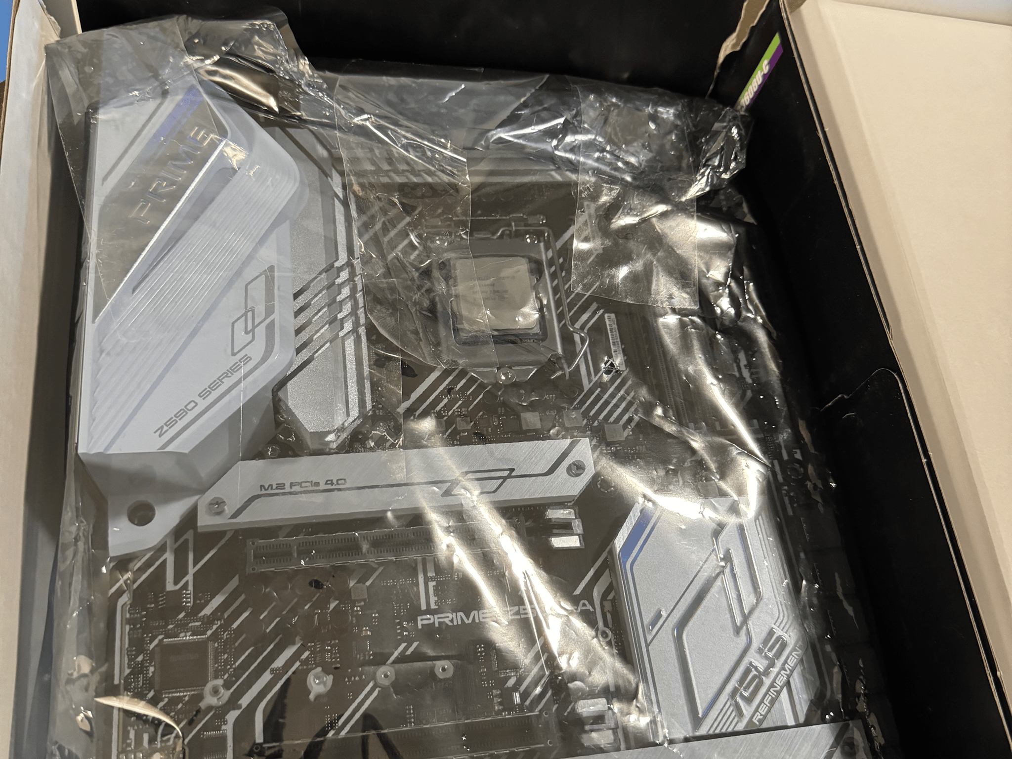 ASUS Prime Z590-A and CPU Combo