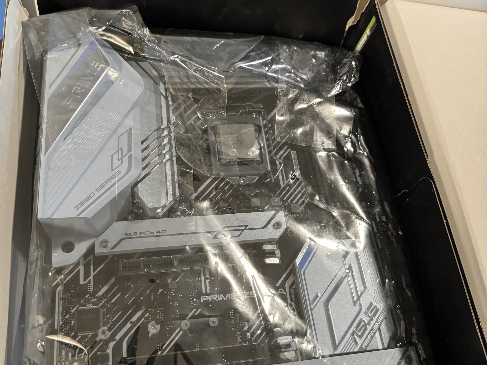 ASUS Prime Z590-A and CPU Combo