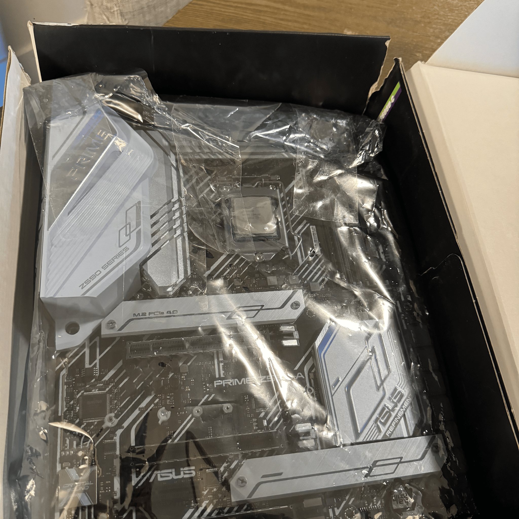 ASUS Prime Z590-A and CPU Combo