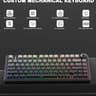 AULA F75 Pro Wireless Mechanical 75%, Pre-lubed Leobog Reaper Switches, with Knob, Hot Swappable