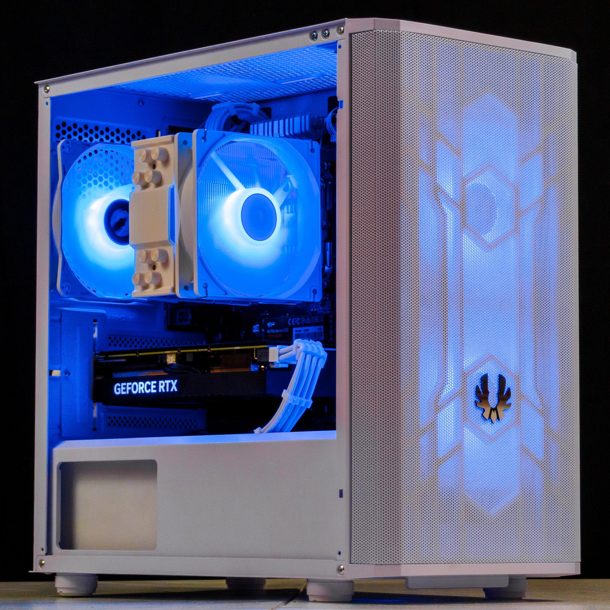 🤍🖤 RTX 4060 Ti / Ryzen 7 3700X / 16GB Gaming PC 🖤🤍