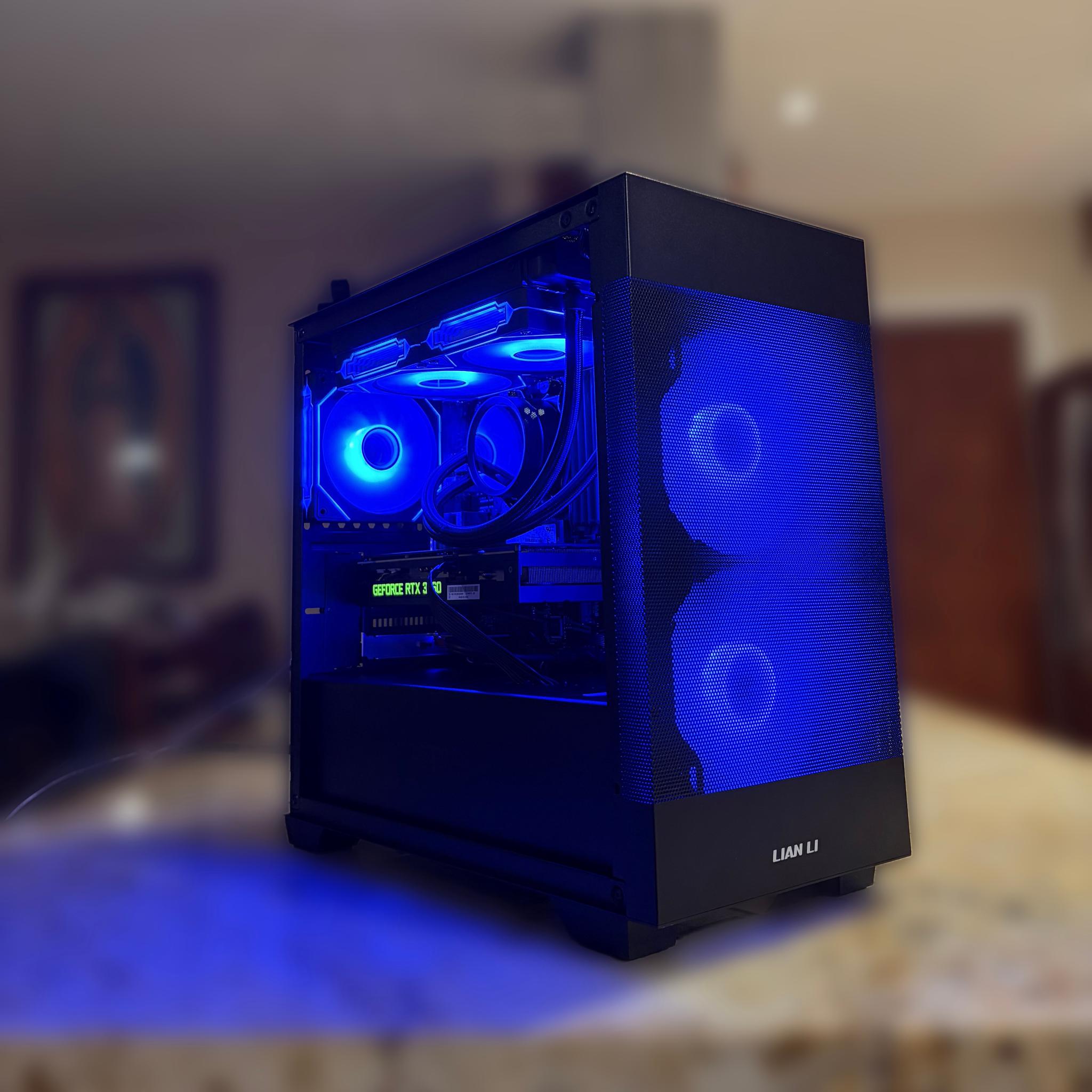 Black Gaming PC | RTX 3060 12GB | RYZEN 5 3600 | 16GB RAM | 500GB NVME SSD | Wi-Fi + BT PCIE