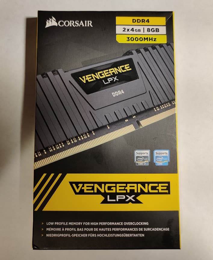 Corsair Vengeance LPX 8GB (2 x 4GB) DDR4-3000 CL16 Memory