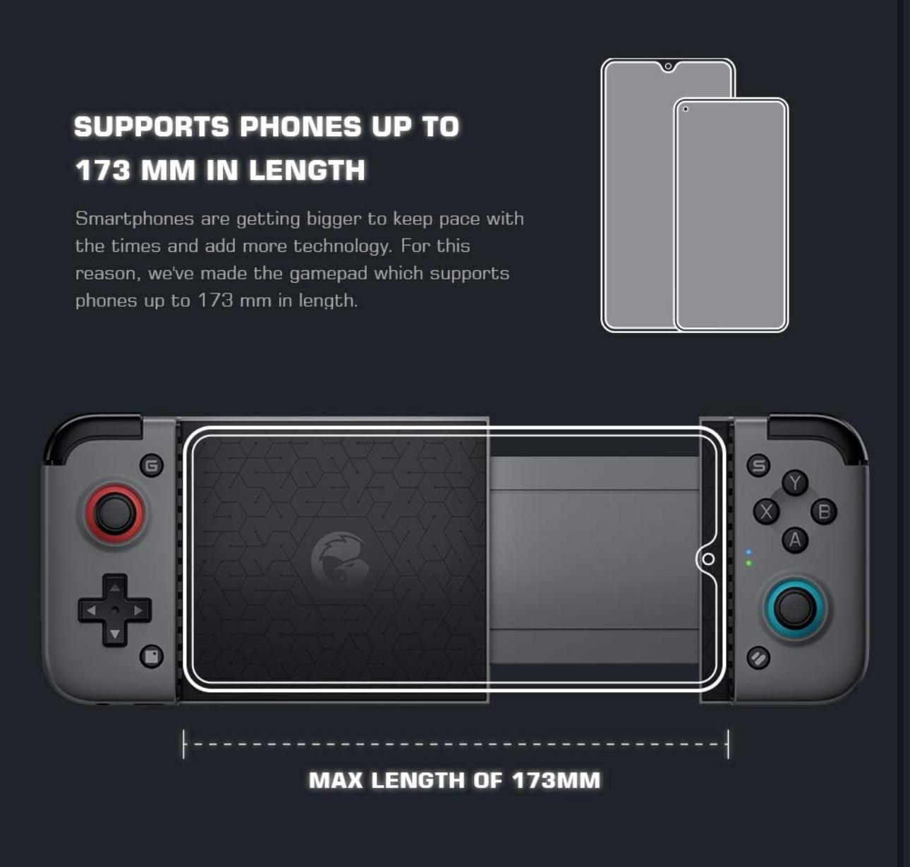GameSir X2 Bluetooth Mobile Game Controller, Bluetooth 5.0 Support Android/iOS